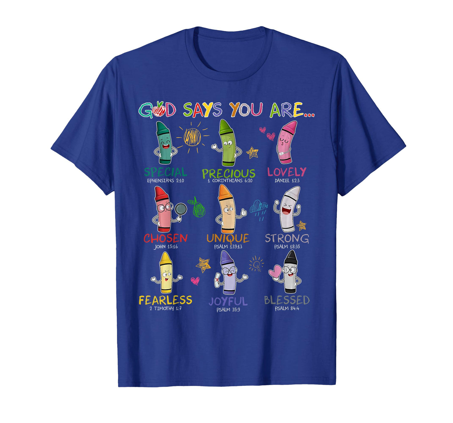 God Says You Are Kindergarten Christian Teacher Religious Men Women T-Shirt