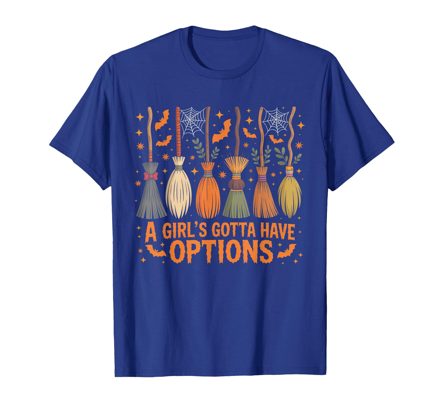 Retro a Girl’s Gotta Have Options Spooky Witches Halloween T-Shirt