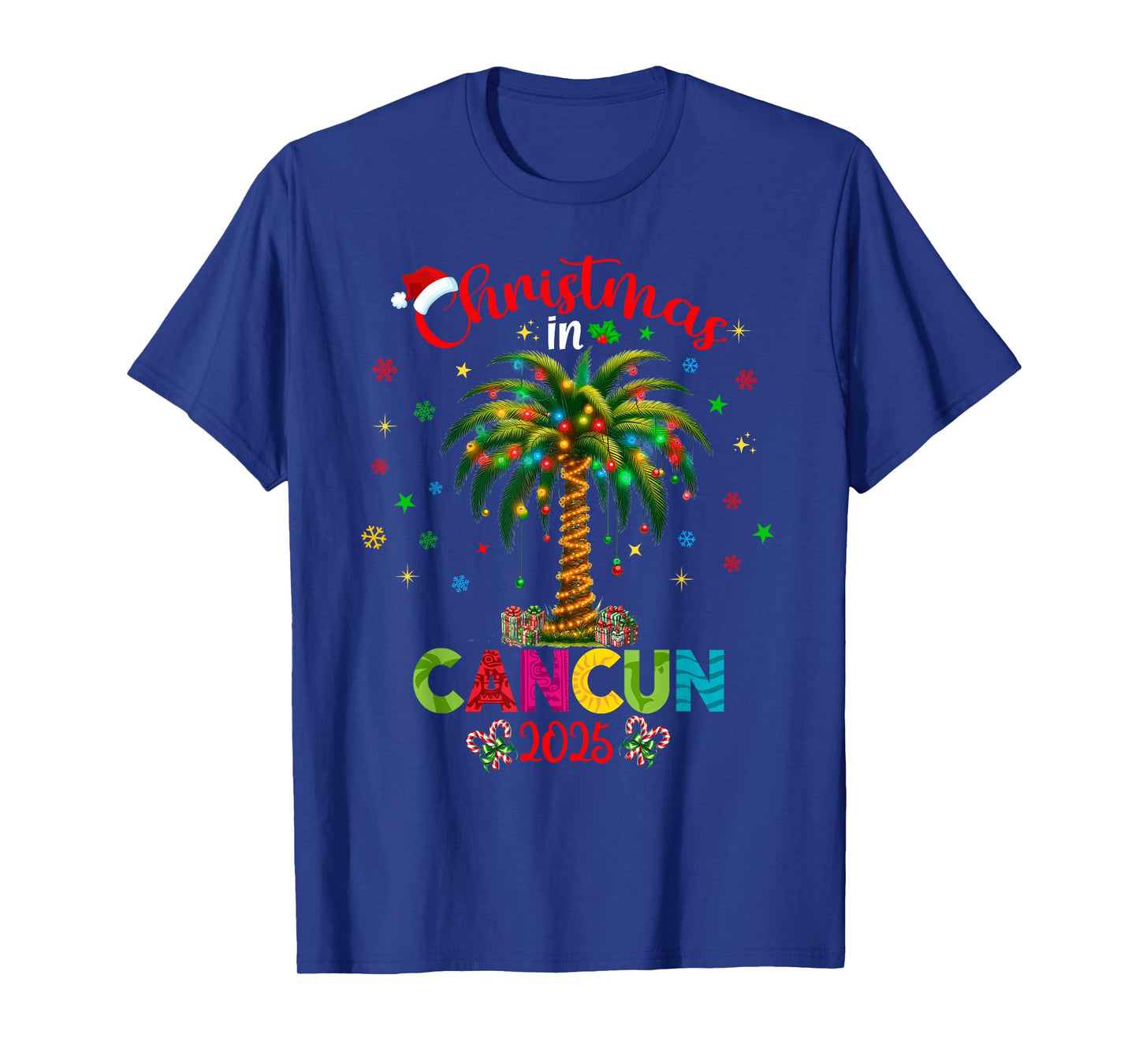 Mexico Cancun Cabo Christmas Trip Family Reunion Tropical T-Shirt