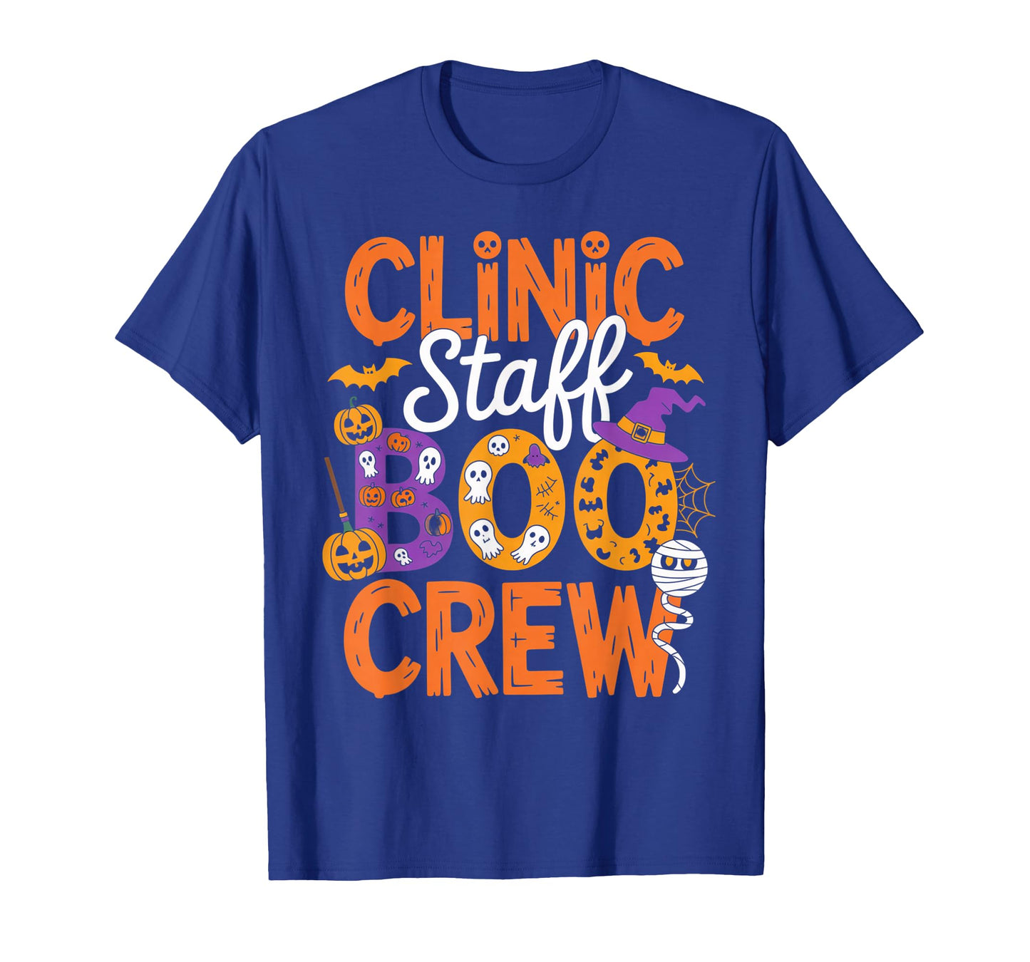 Clinic Staff Boo Crew Halloween Group Outfit for Healthcare T-Shirt