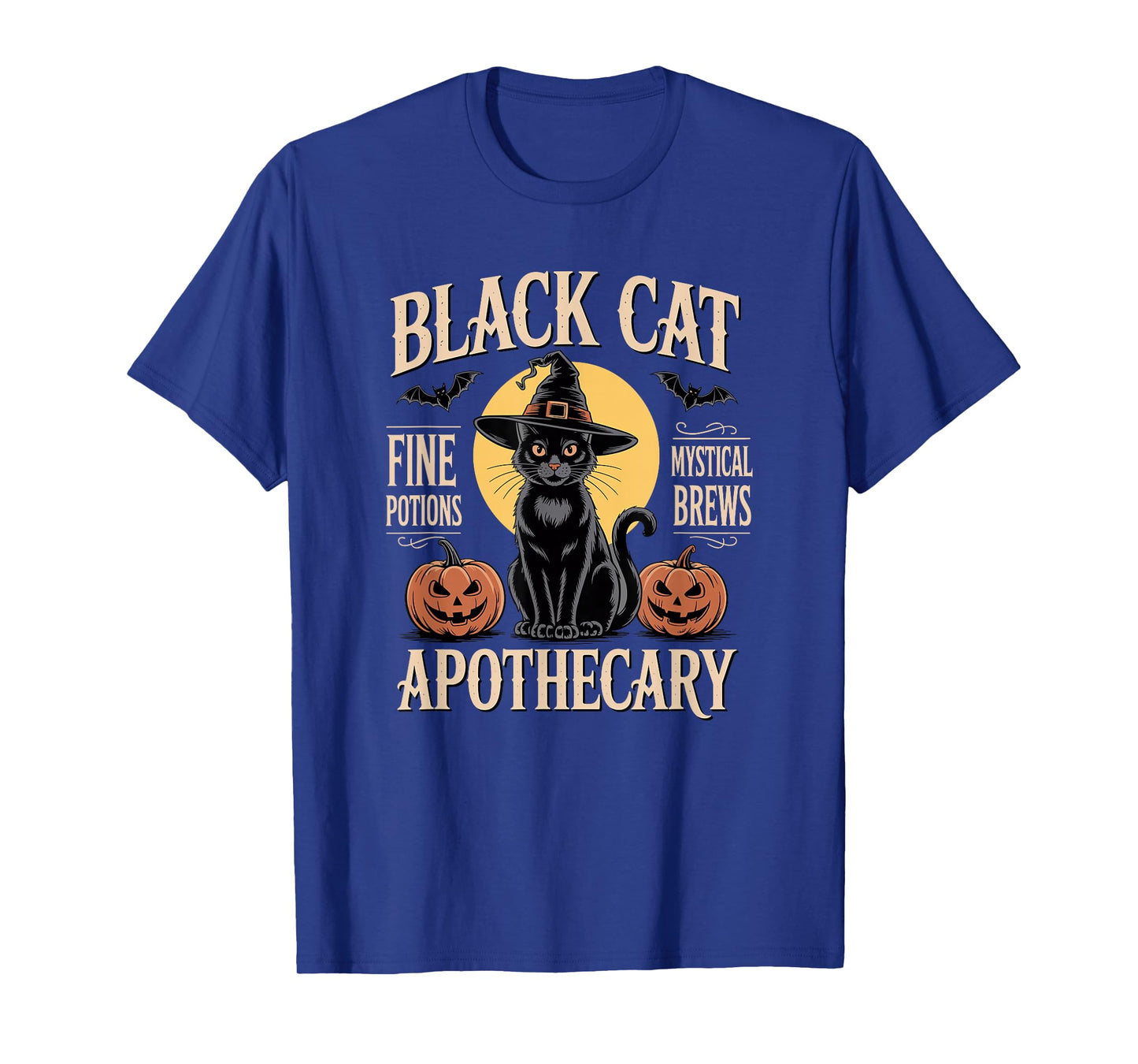 Black Cat Apothecary Halloween Costume T-Shirt