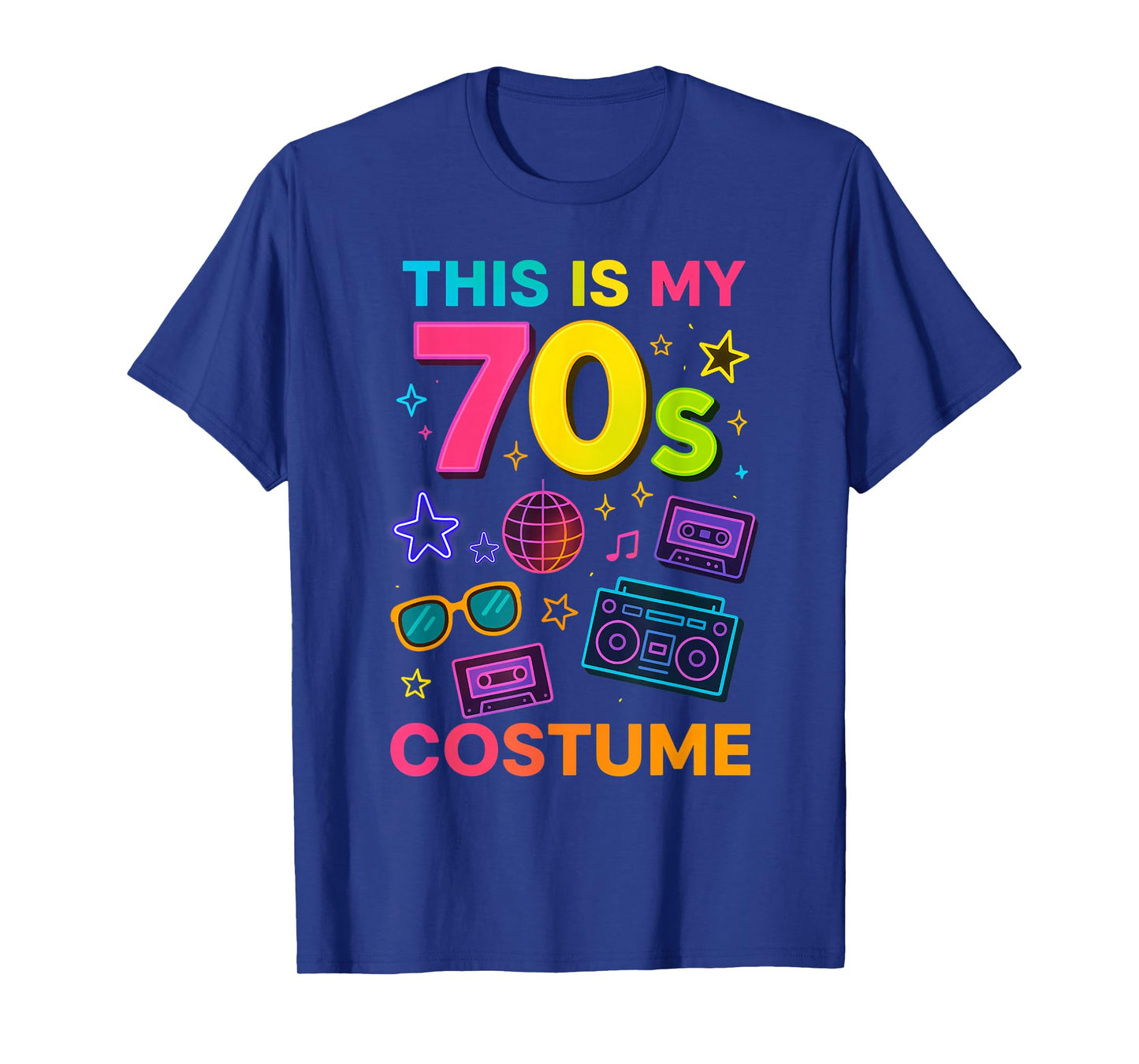 This is My 70s Costume Funny for 80s 90s Party T-Shirt