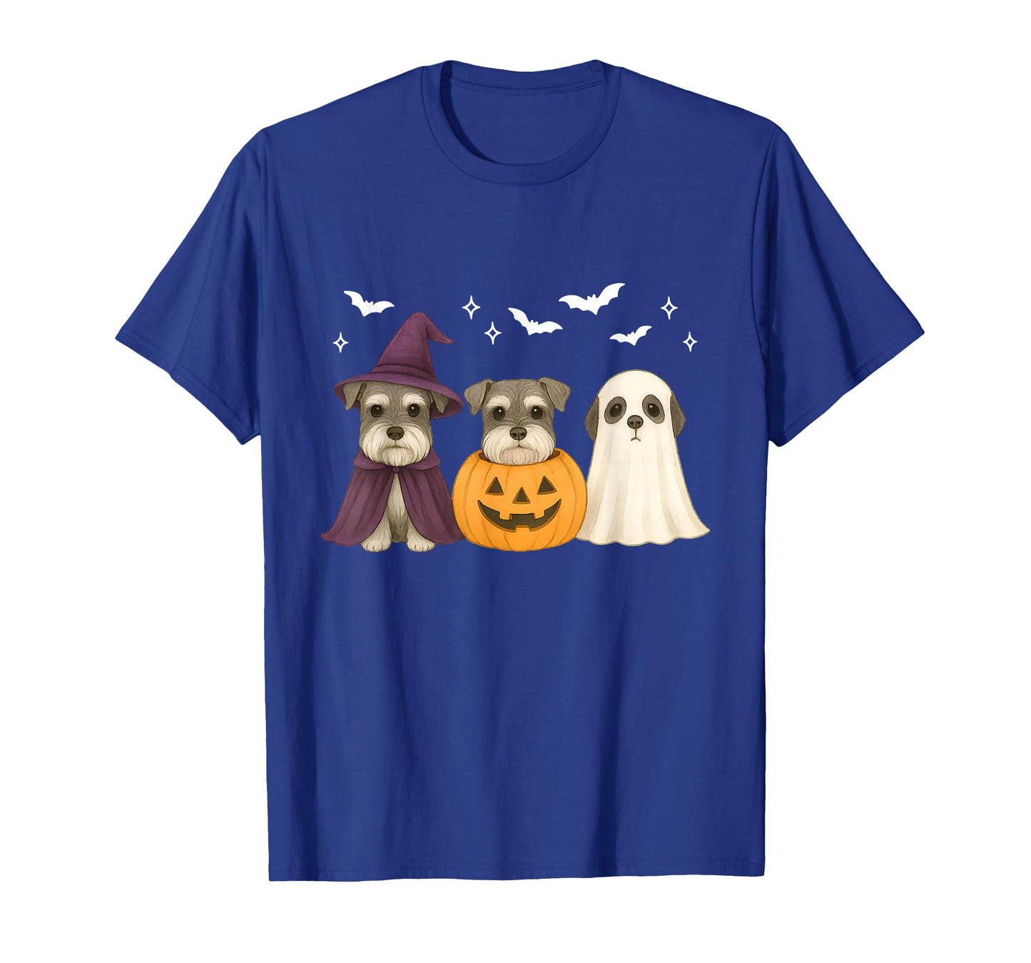 Witch Schnauzer Halloween Schnauzer Dog Mom Dog Lover T-Shirt