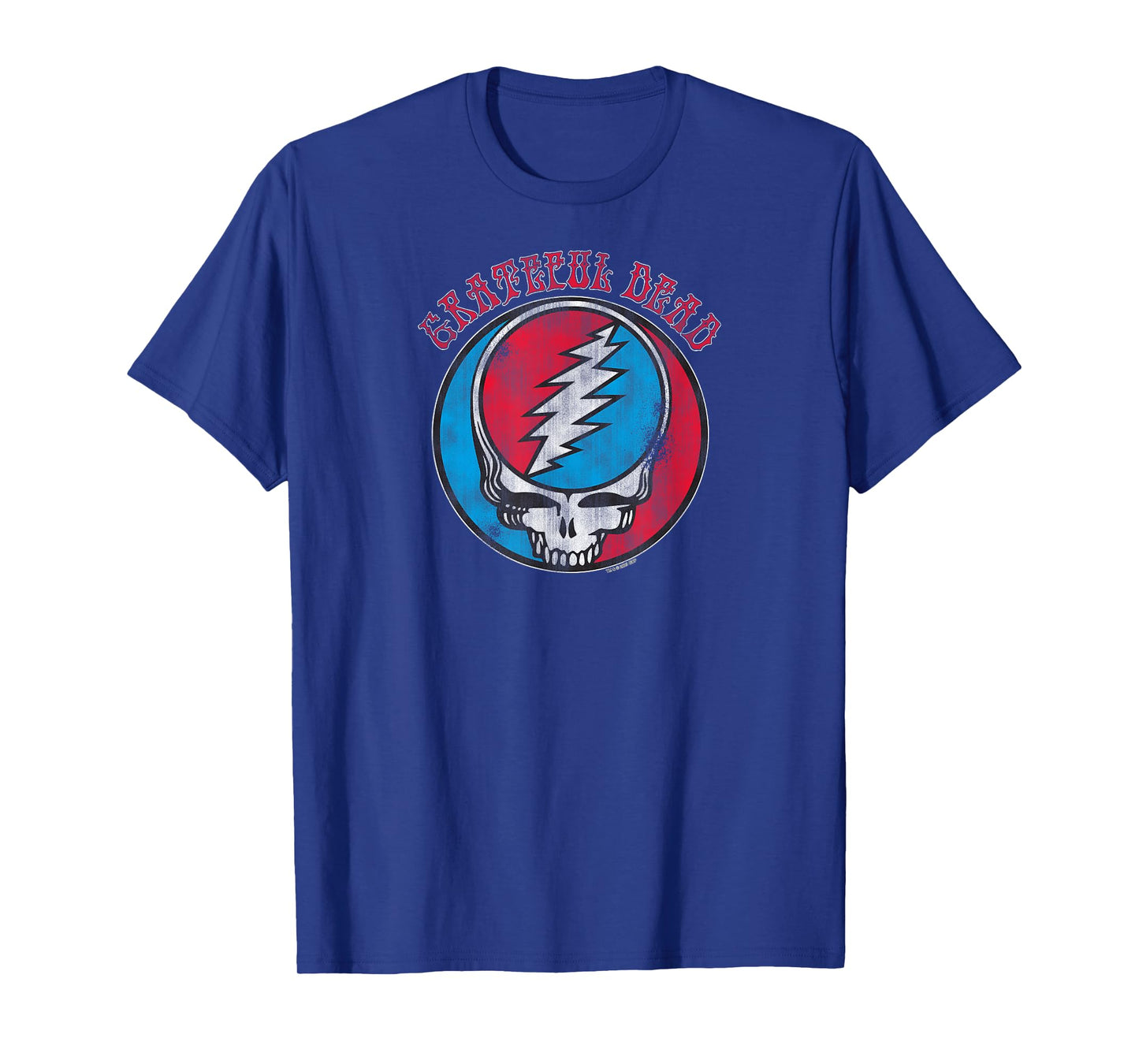 Grateful Dead Distressed Groovy Steal Your Face Vintage Band T-Shirt