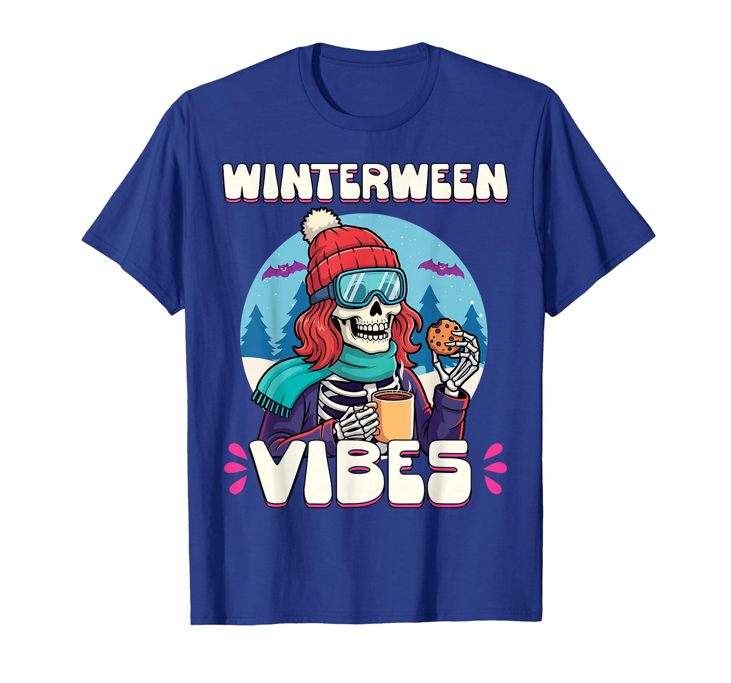 Winterween Vibes Winter Halloween Christmas Cookies T-Shirt