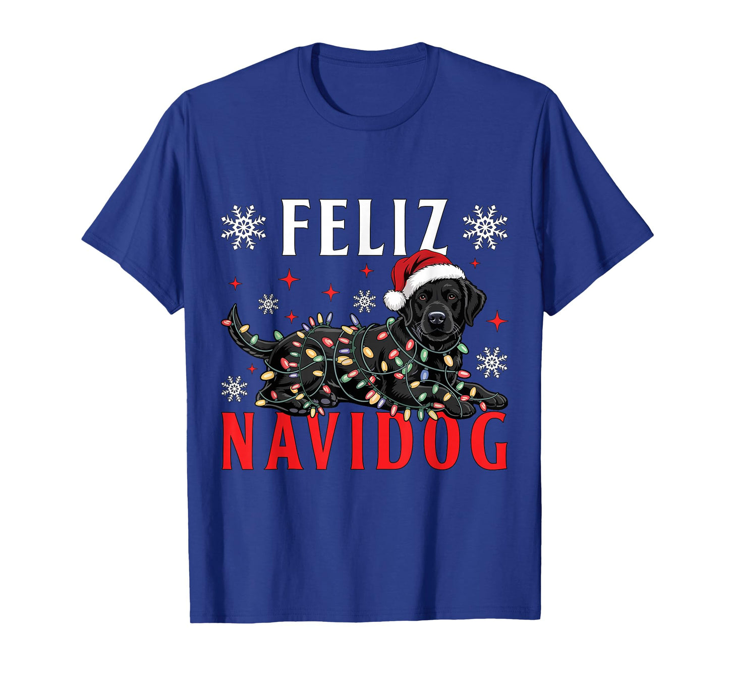 Feliz Navidog Dog Funny Christmas Ugly Christmas T-Shirt