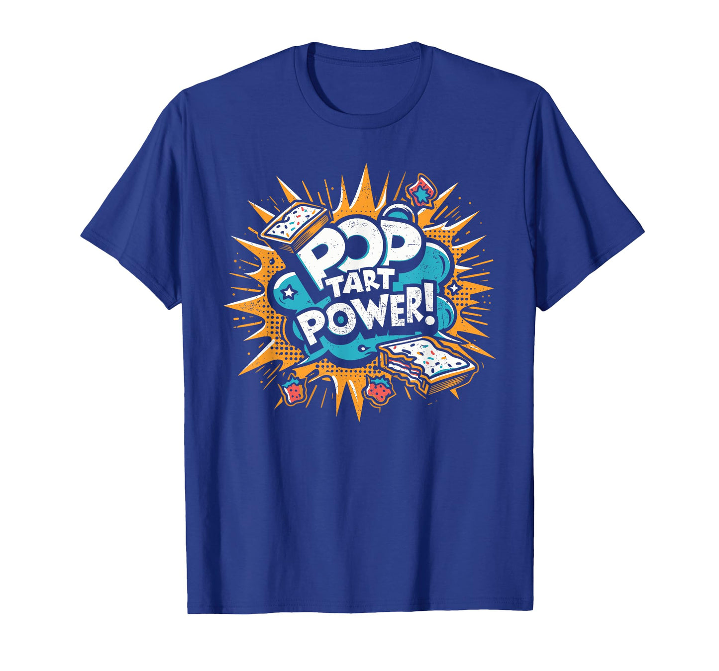Pop Tart Power! Gym Fitness Frosted Toaster Pastry Grunge T-Shirt