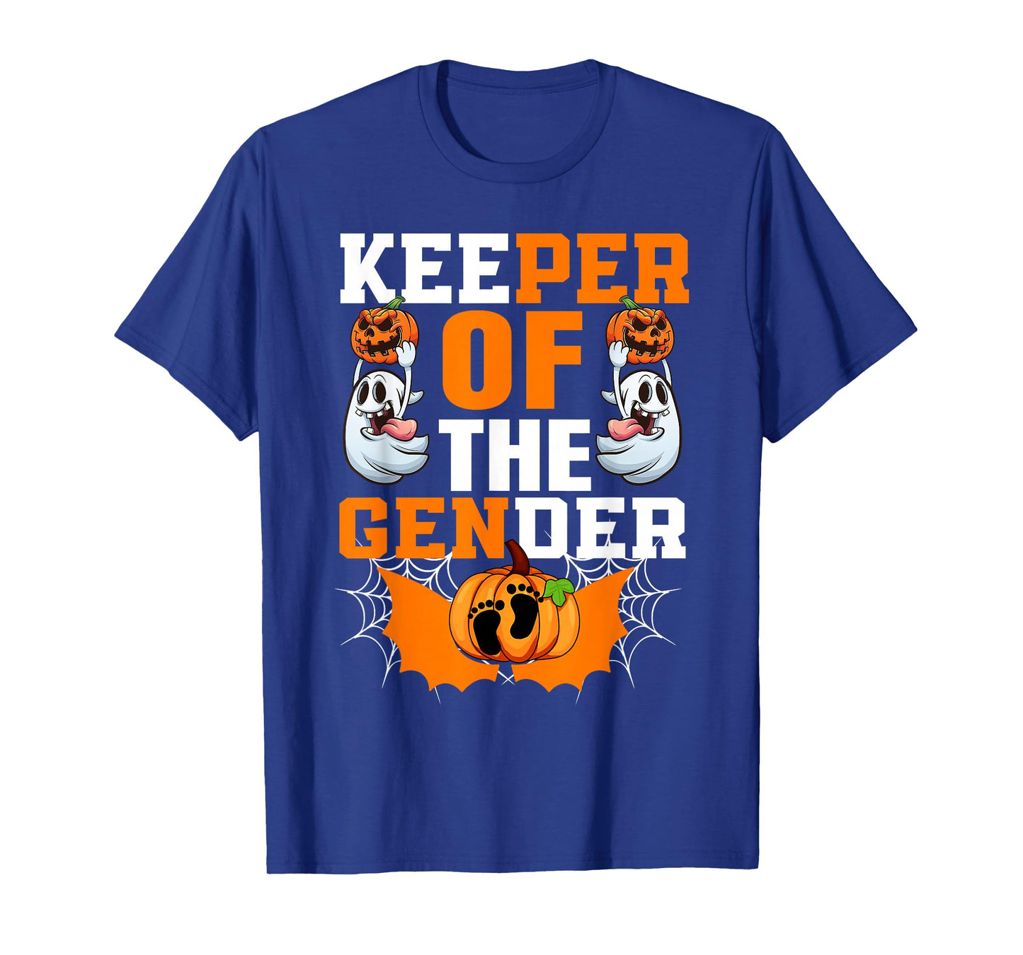 Funny Boo Secret Keeper of The Gender Reveal Halloween Party T-Shirt