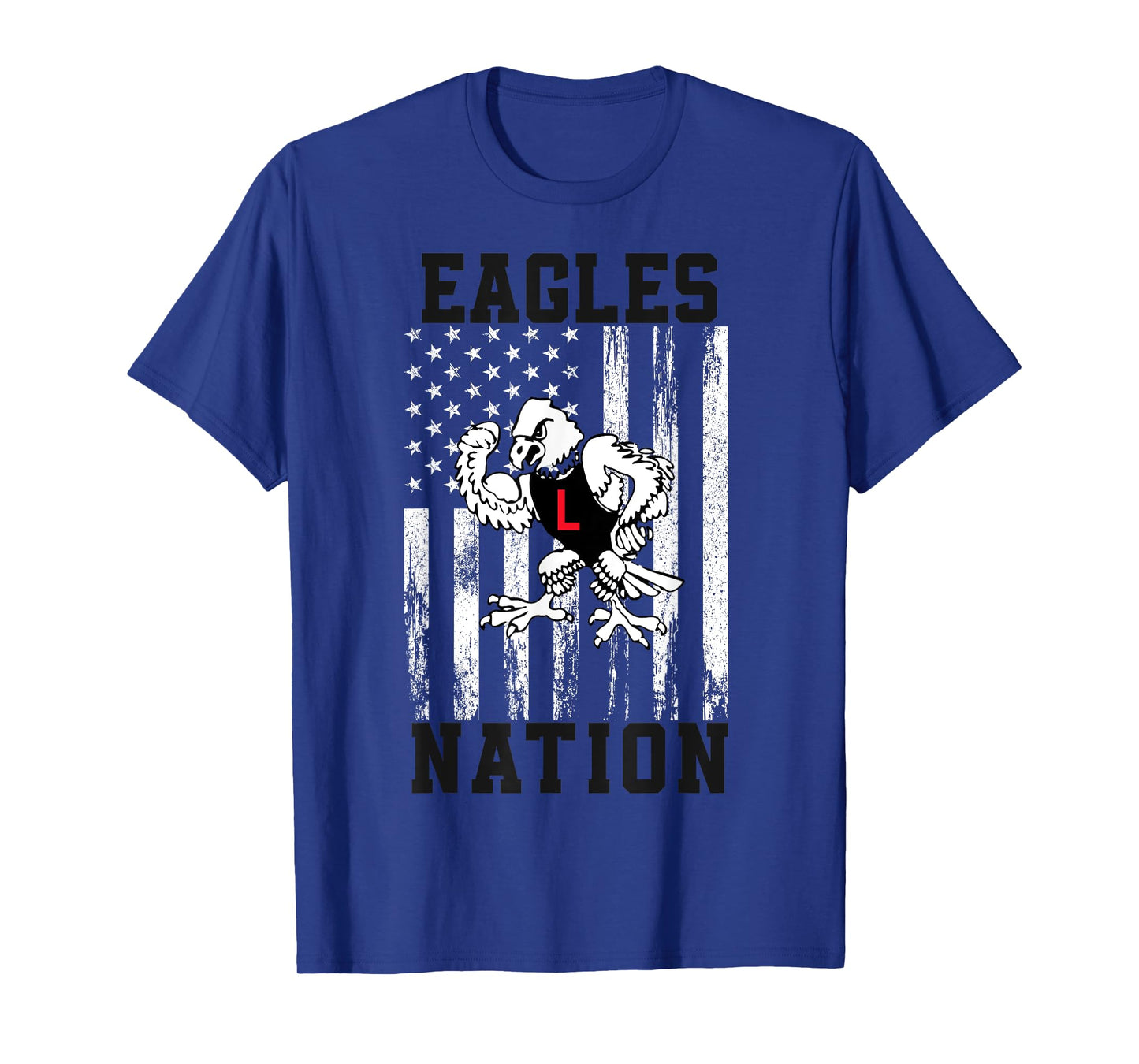 Linden Eagles Logo Nation HS T-Shirt