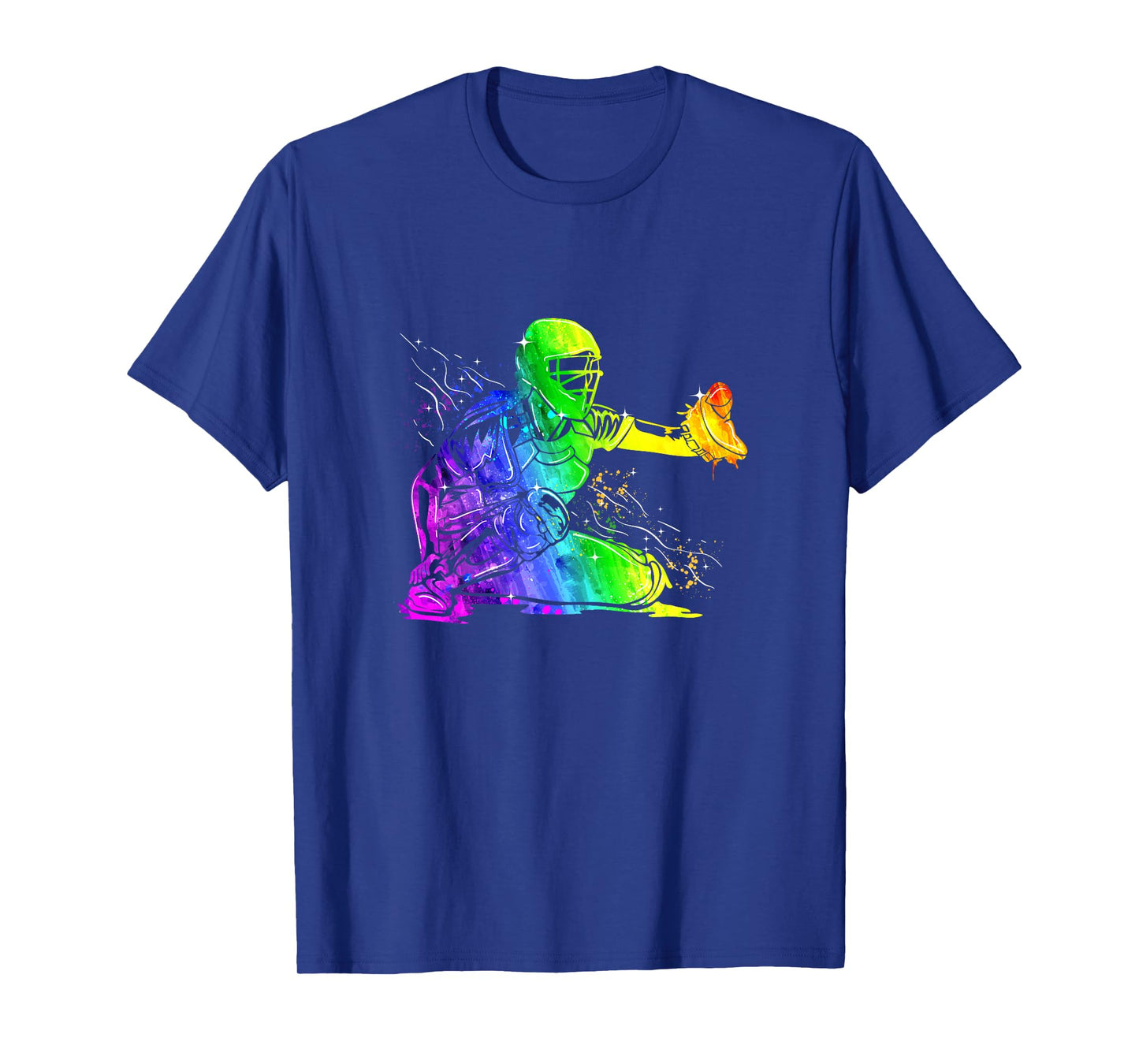 Softball Catcher Sports Design- Women Girls Softball Player T-Shirt