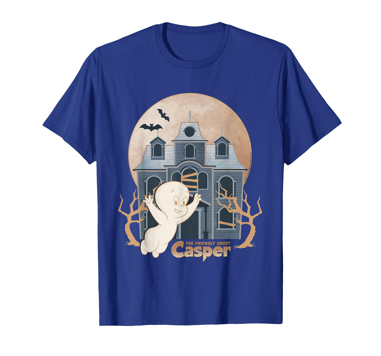 Casper The Friendly Ghost Haunted House Glow T-Shirt