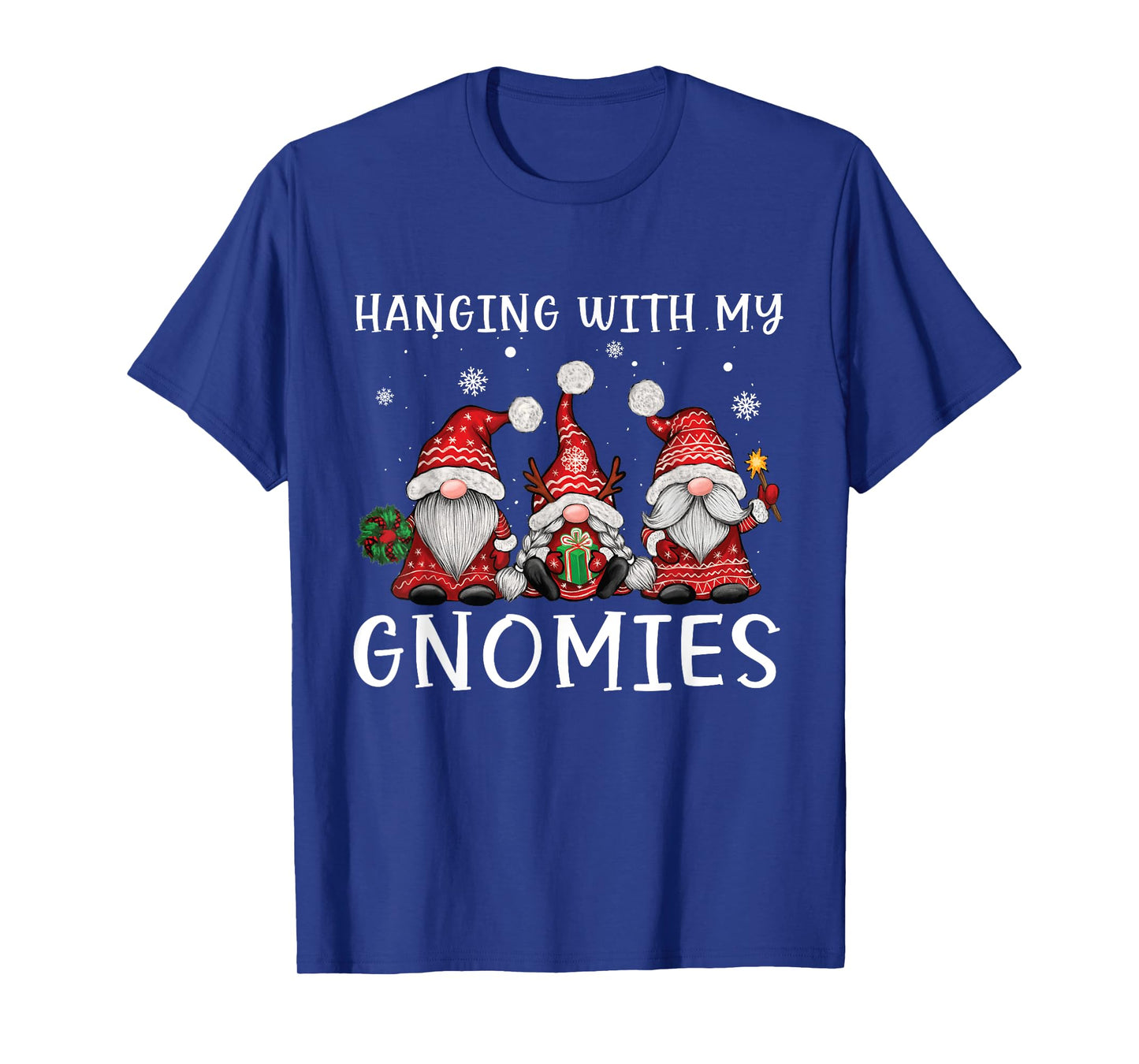 Hanging with My Gnomies Matching Family Christmas Gnome T-Shirt