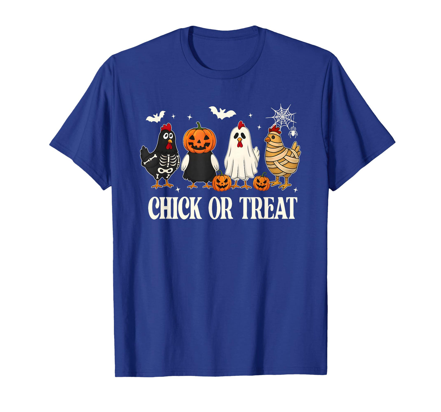 Chick Or Treat Funny Halloween Witch Spooky Cute Chicken T-Shirt