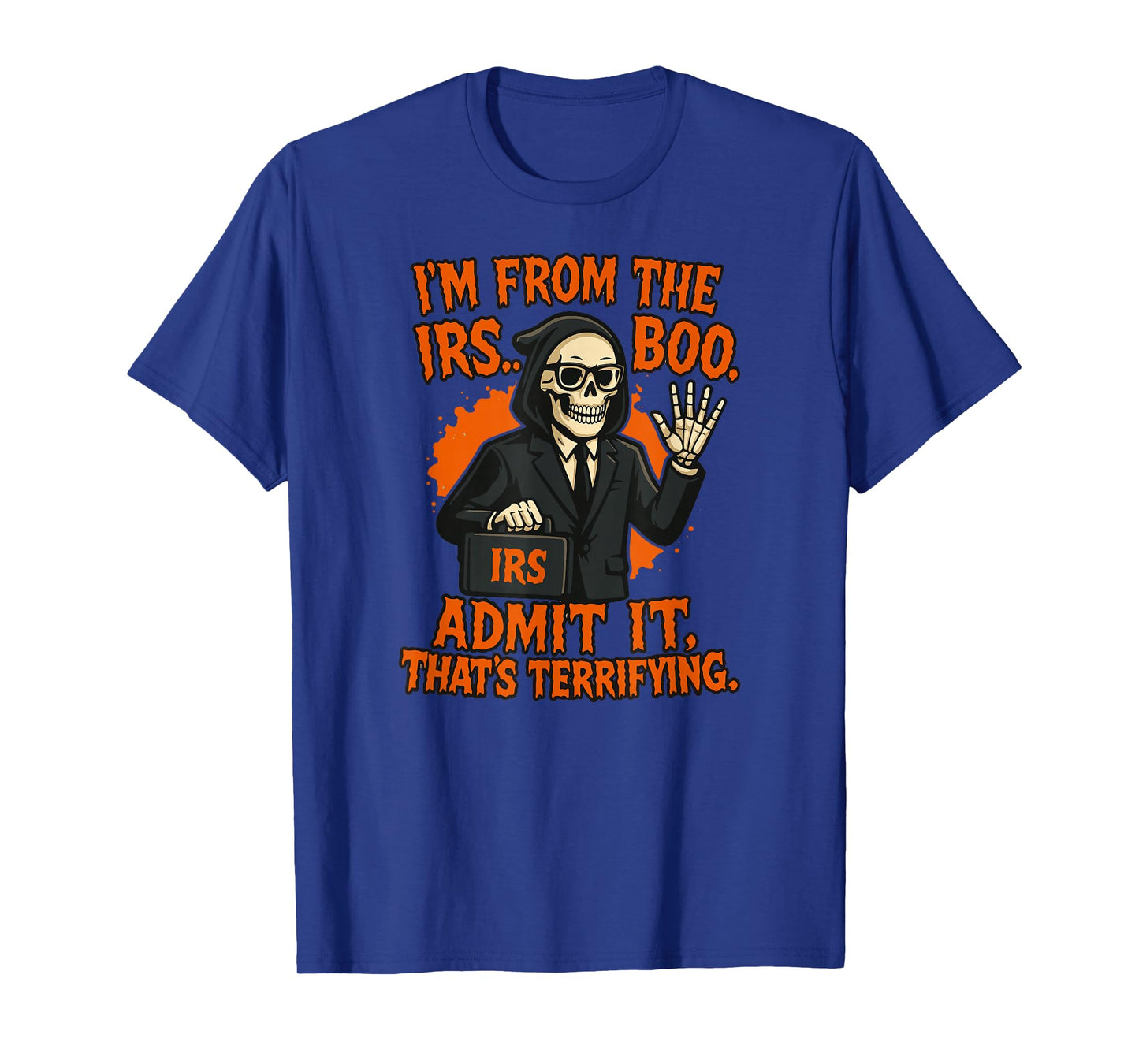 Boo-Halloween, Tax Office Costume, Boo-IRS Agent, Halloween T-Shirt