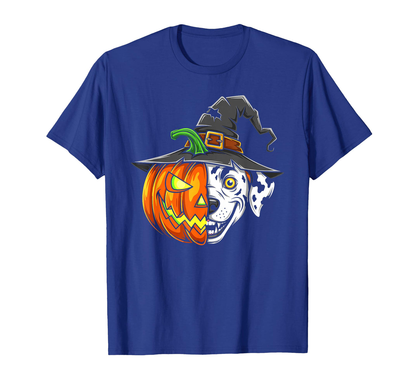 Dalmatian Pumpkin Jack O Lantern Halloween Kids Mens Womens T-Shirt