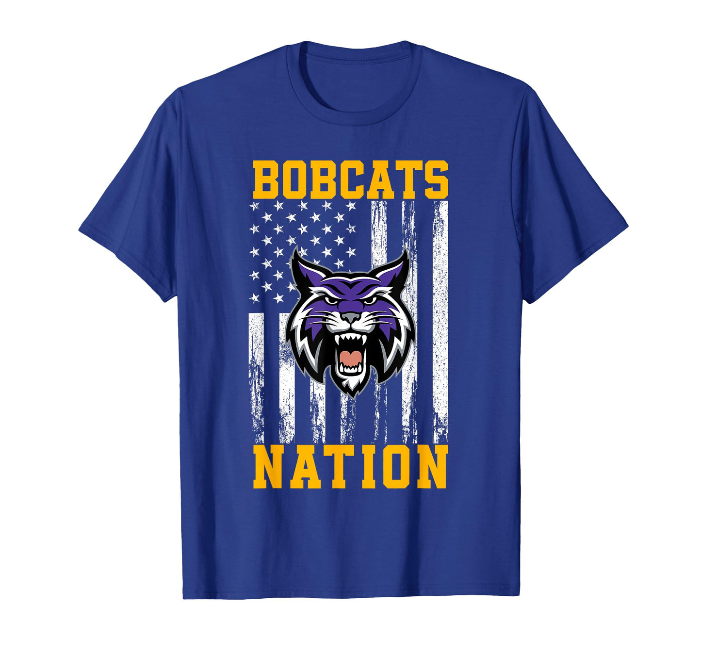 Hallsville Bobcats Logo Nation HS T-Shirt