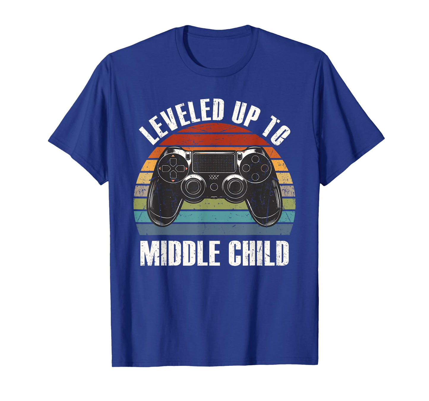 Leveled Up To Middle Child Promoted To Future Middle Child T-Shirt
