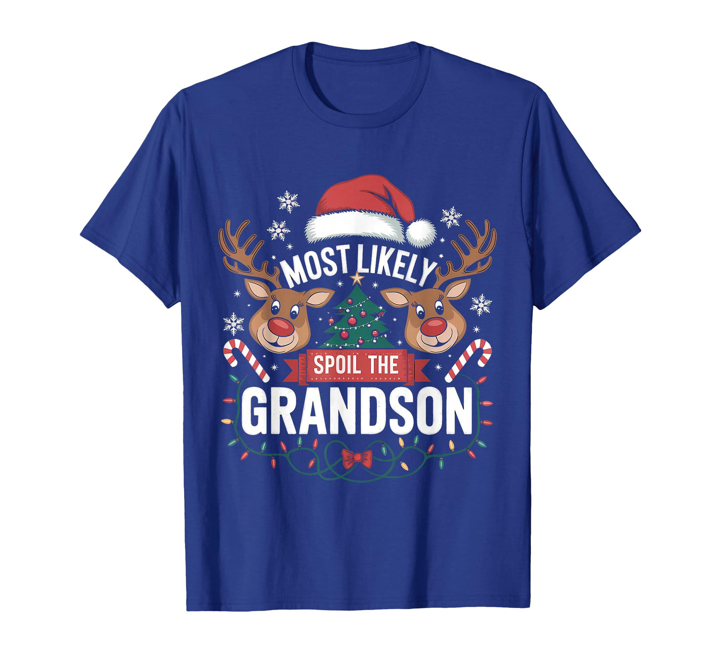 Most Likely to Spoil The Grandchildren Christmas Party Fun T-Shirt