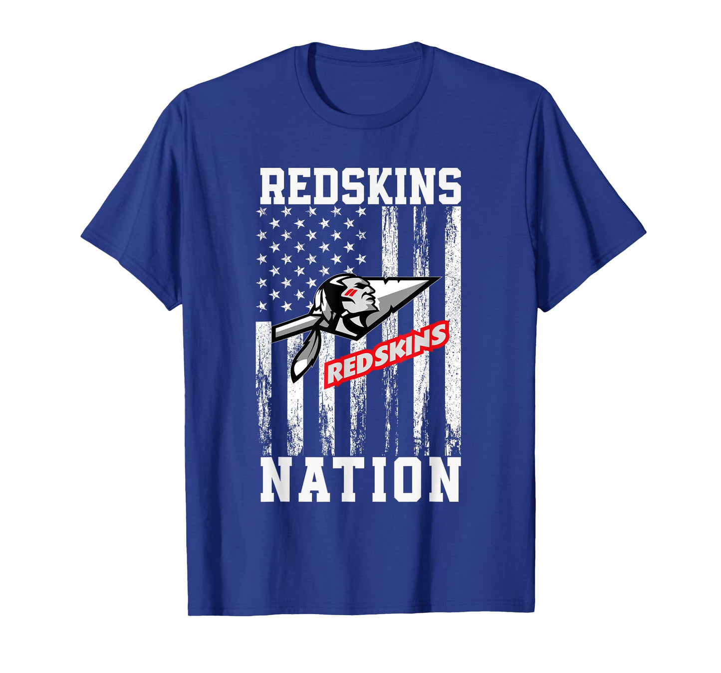 Caldwell Redskins Official High School Gear Unisex-Adults Kids Black Small Straight Short Sleeve Cotton Crew Neck T-Shirt