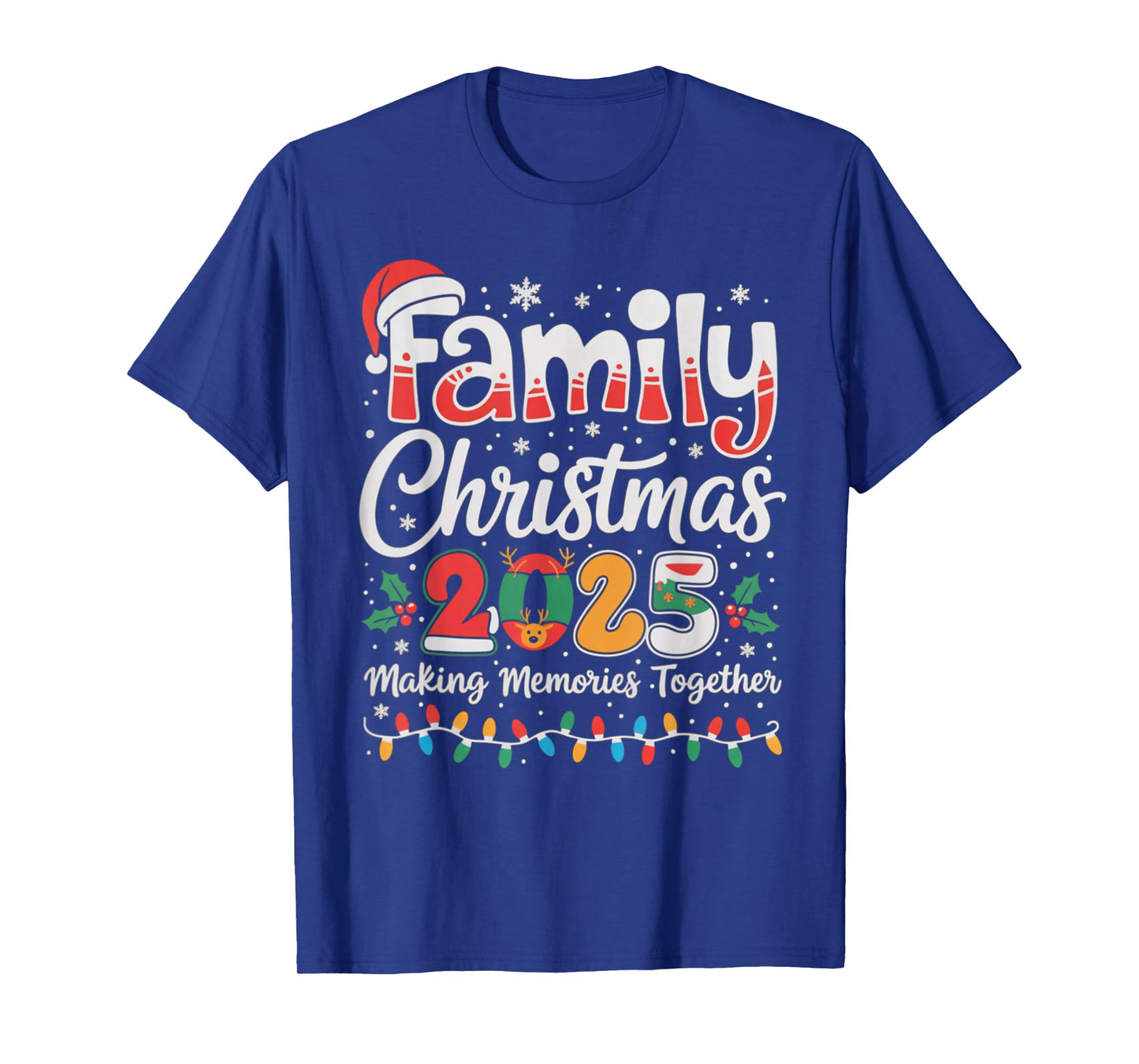 Family Christmas 2025 Matching Outfit Xmas Squad Santa Gifts T-Shirt