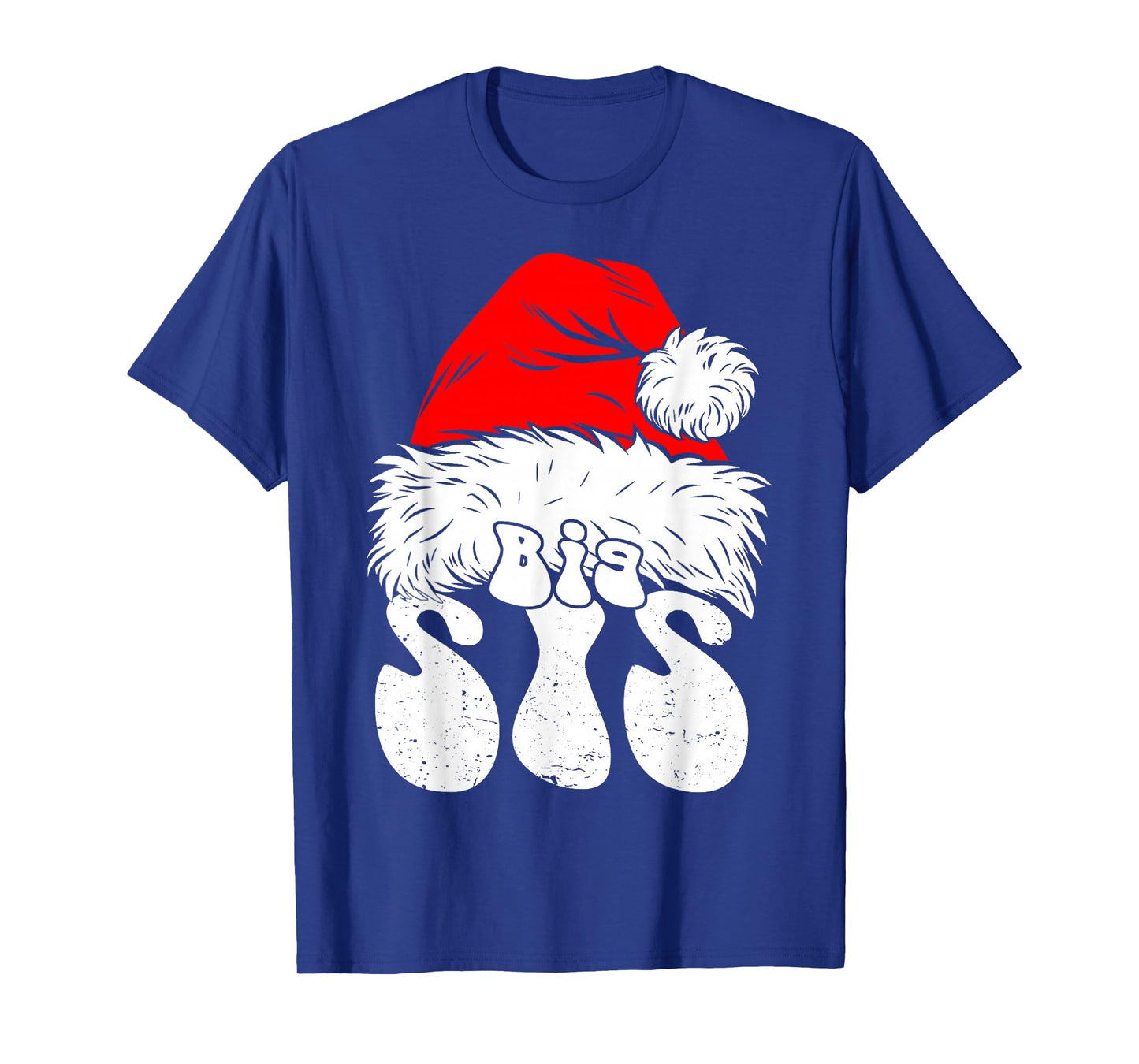 Sister Big Santa Christmas Family Matching Pajamas Xmas T-Shirt