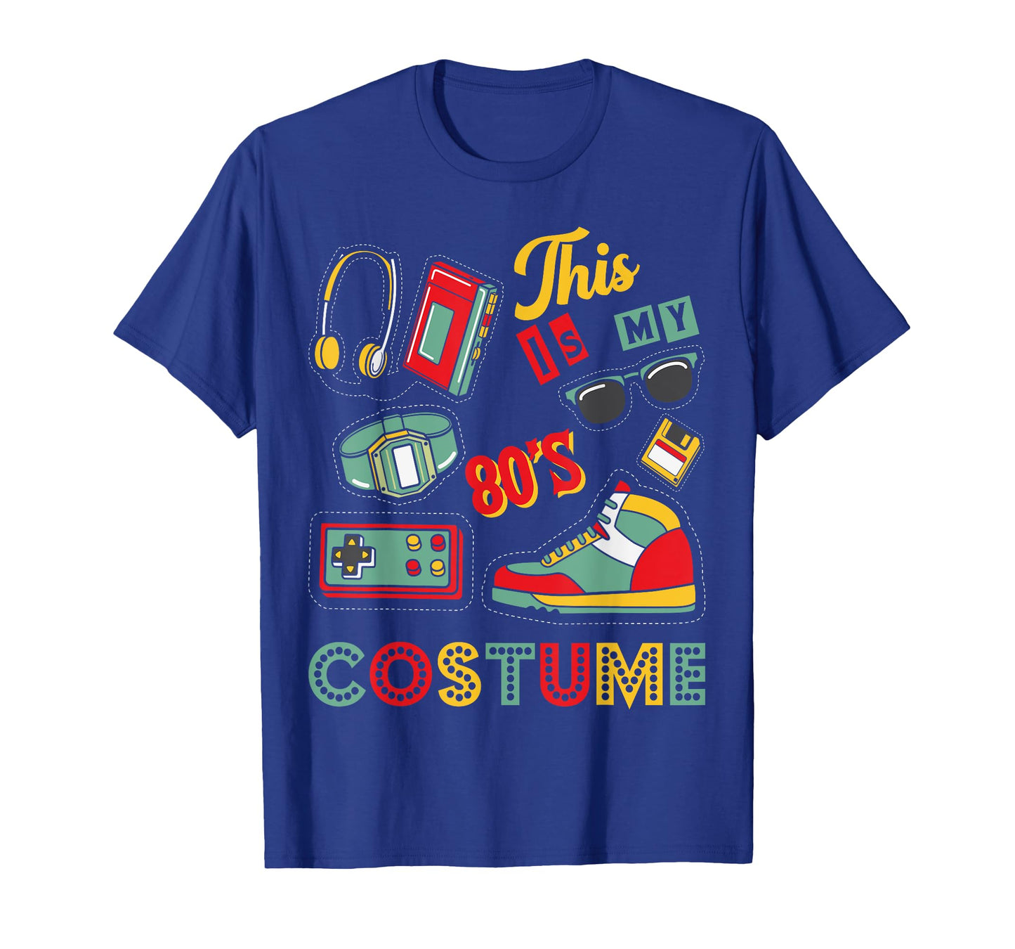 Eighties Retro 1980s Costume Birthday Party Girls & Womens T-Shirt