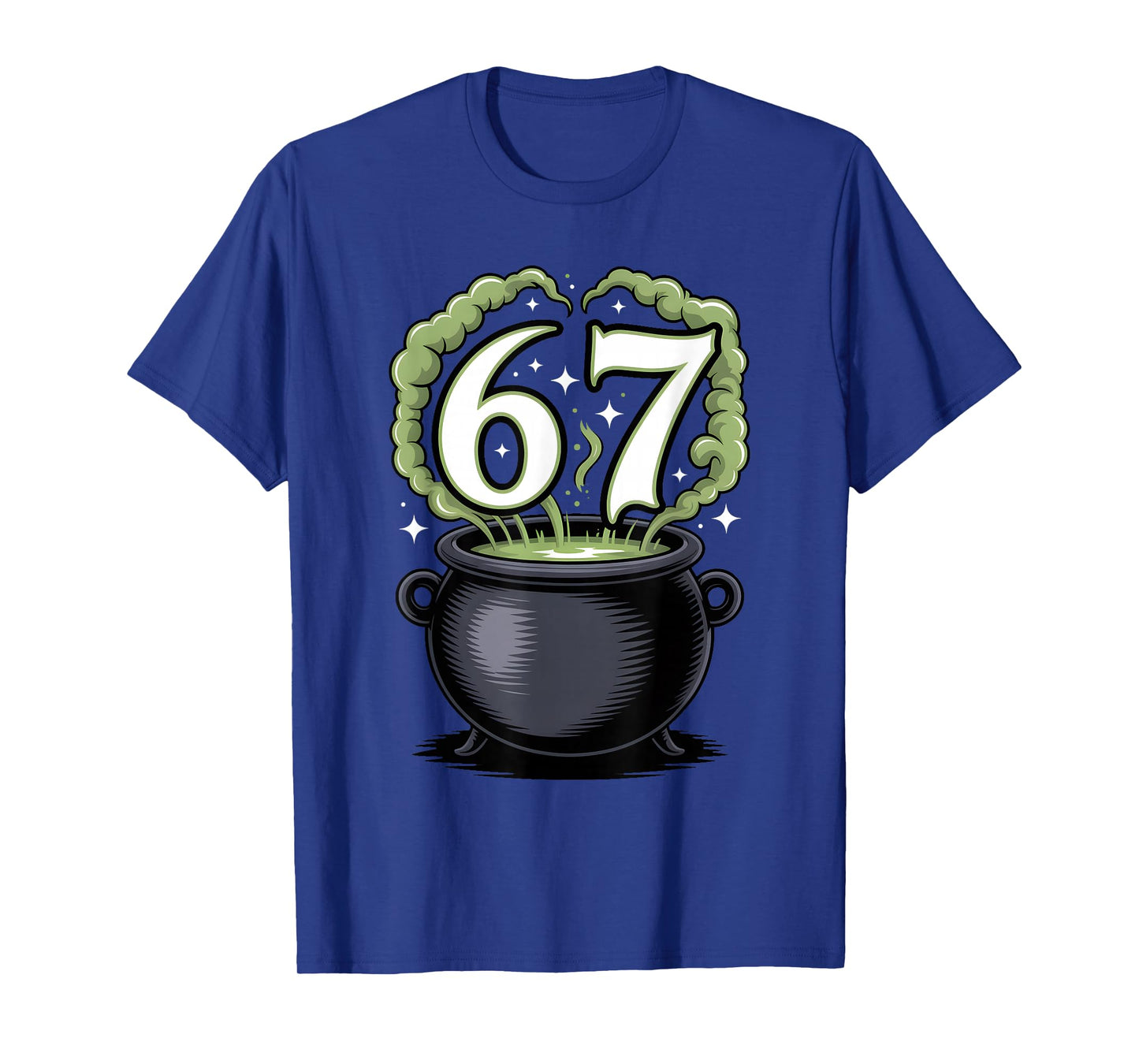 Six Seven 6 7 Funny 67 Meme Halloween Witch T-Shirt