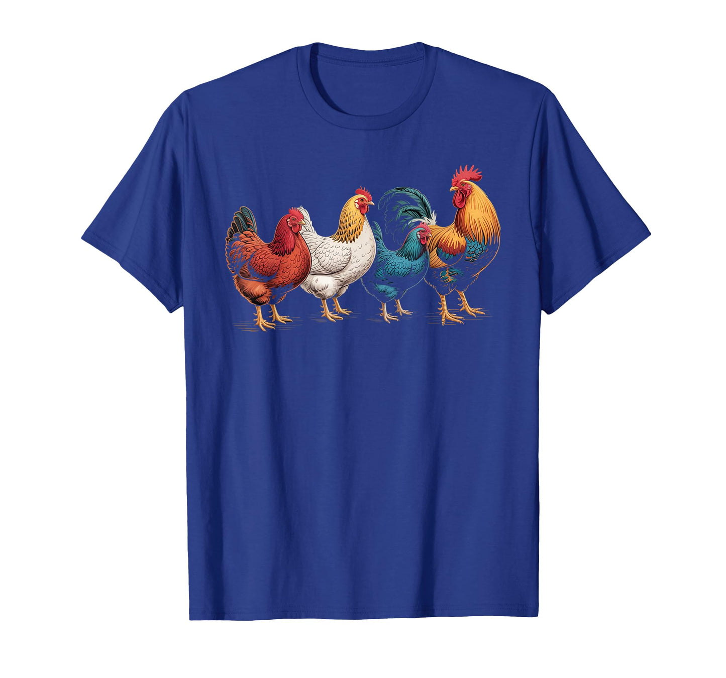 Retro Chicken Lover Poultry Farmer Vintage Farming Men Women T-Shirt