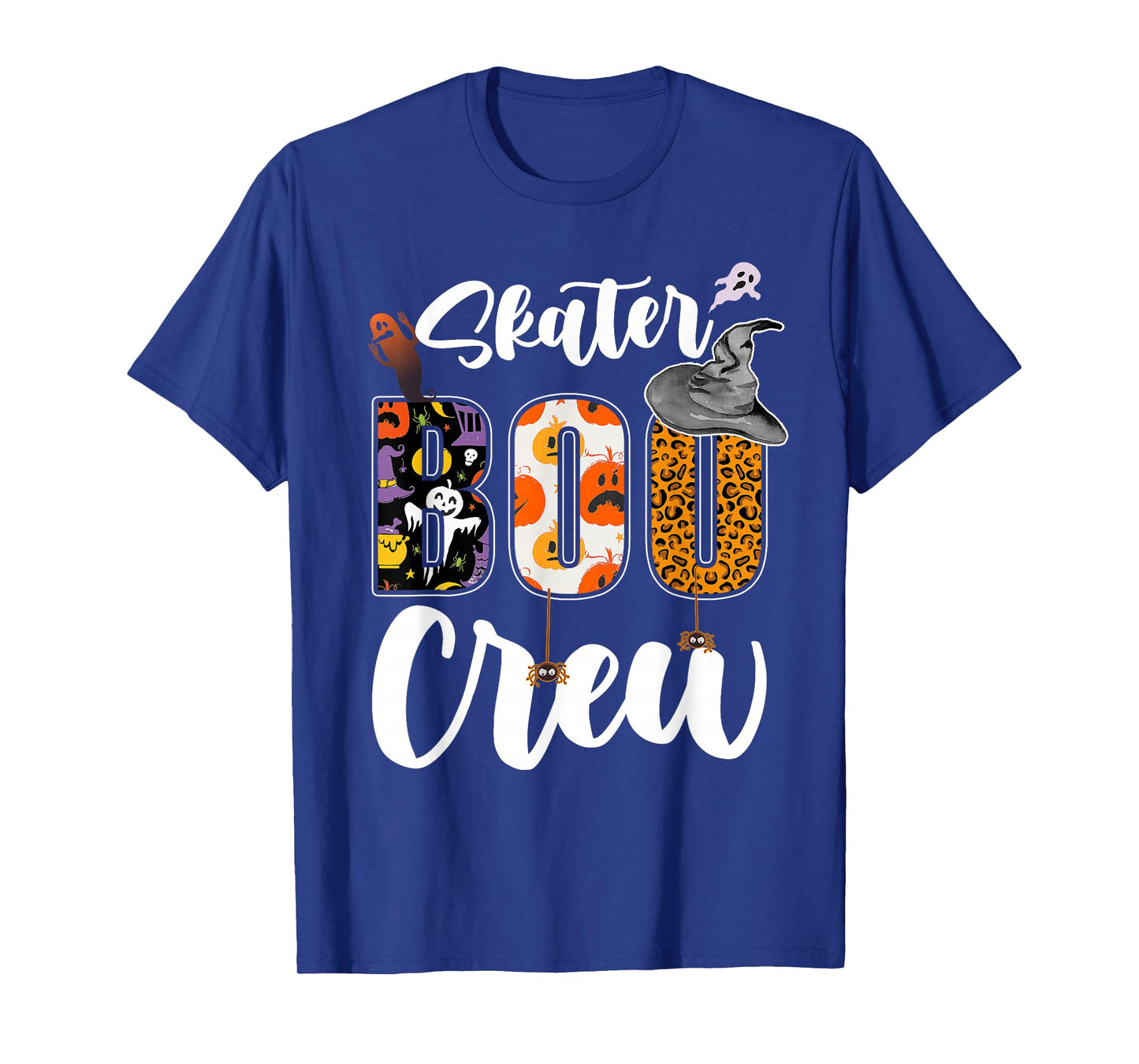 Skater Boo Crew Halloween Matching Skating T-Shirt