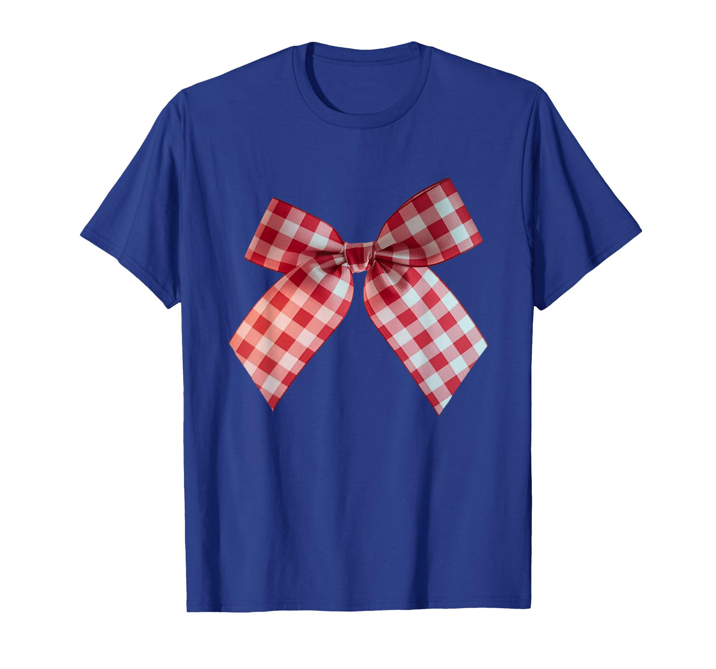 Red Gingham Bow Picnic T-Shirt