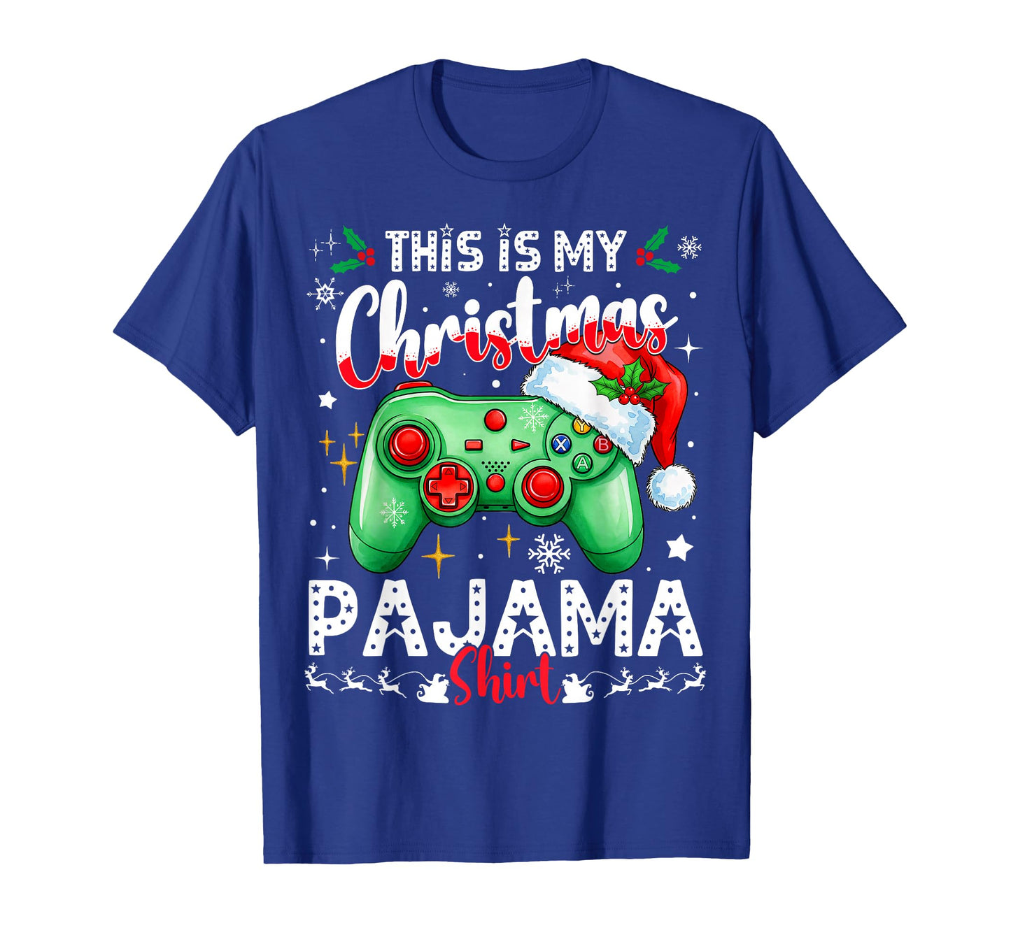 This is My Christmas Pajama Video Game Gamer Boys Teens T-Shirt