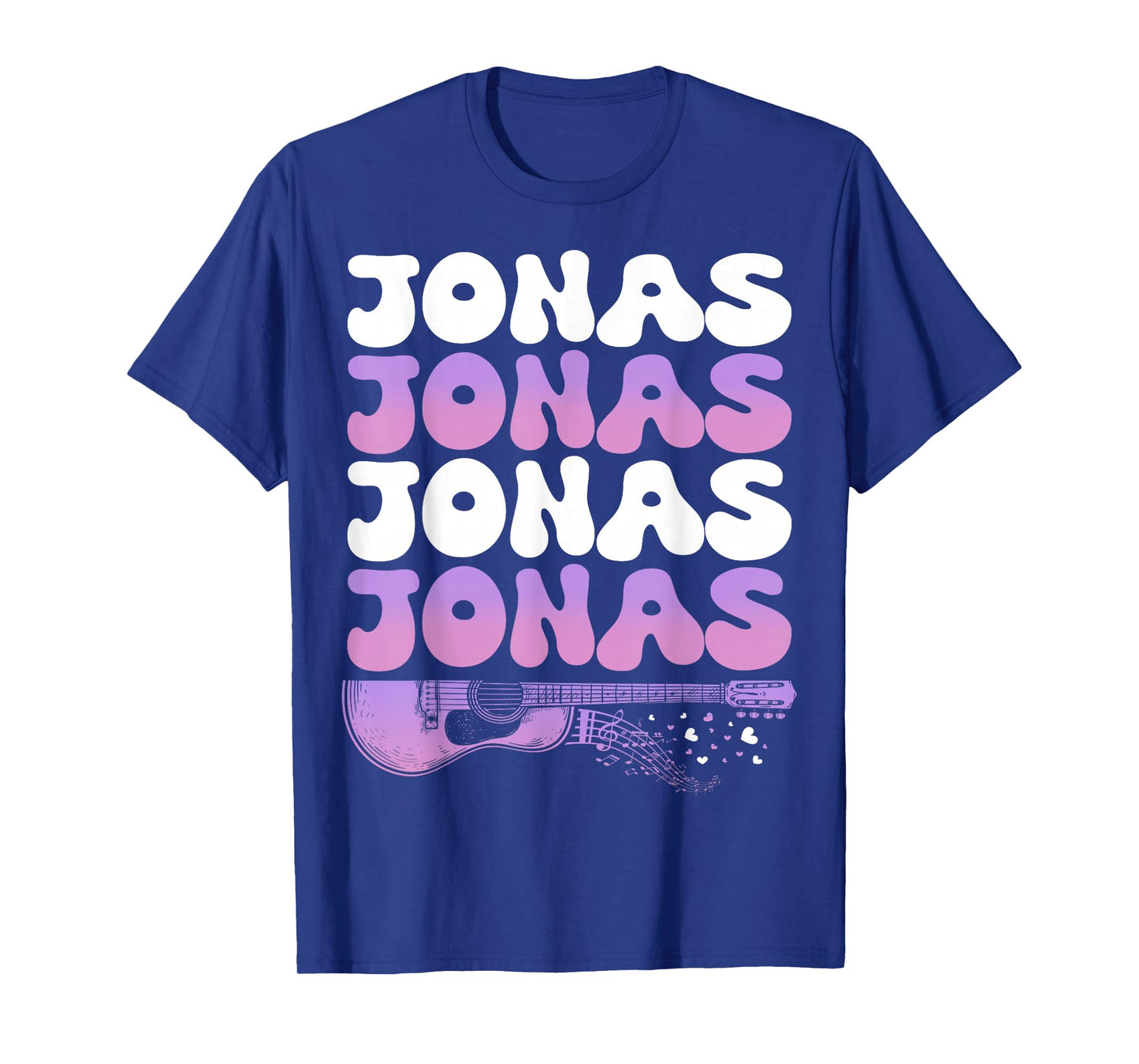 Retro Jonas First Name I Love Jonas 80's Groovy T-Shirt