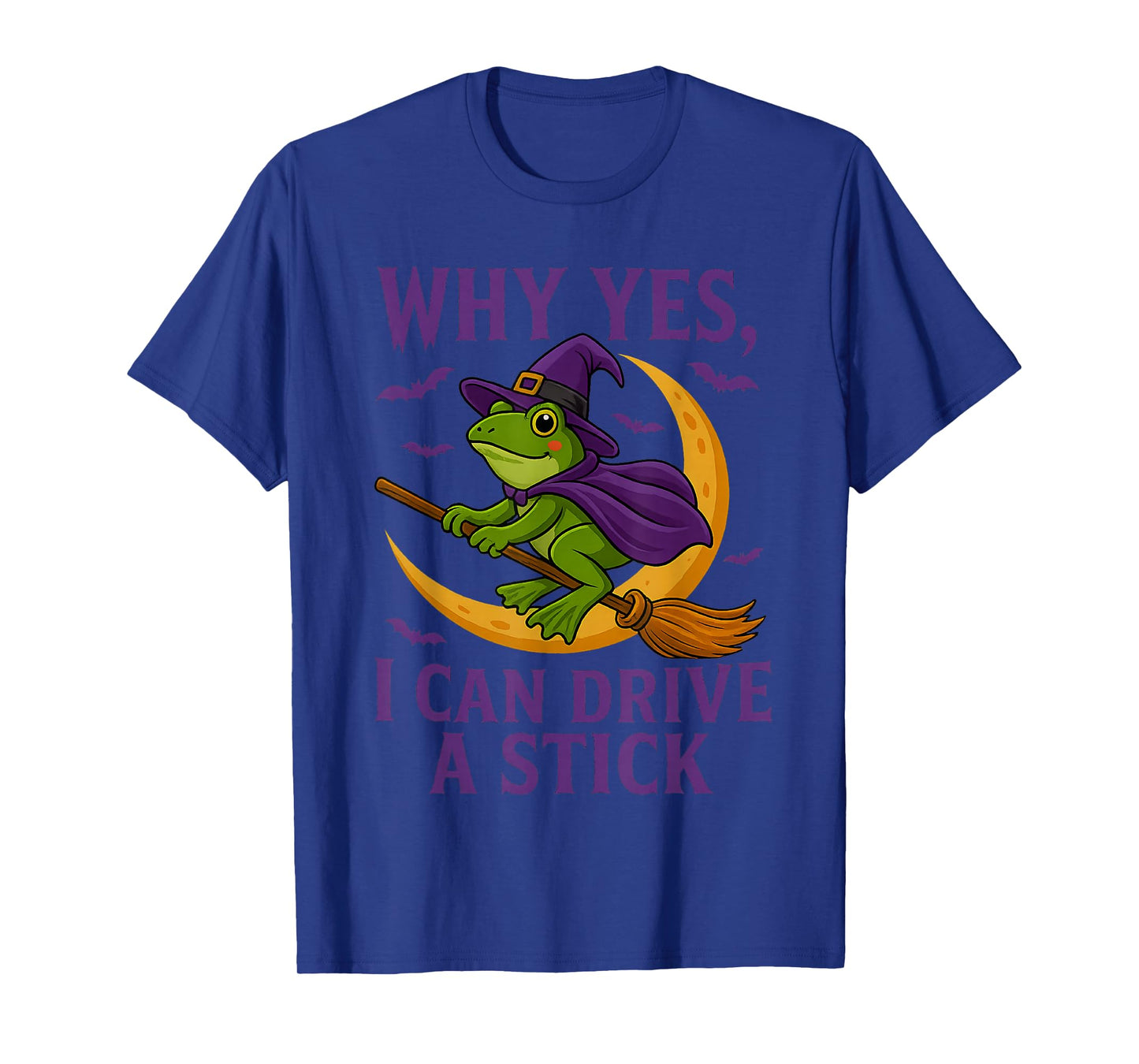 Yes Actually I Can Drive A Stick Frog Hat Halloween Costume T-Shirt