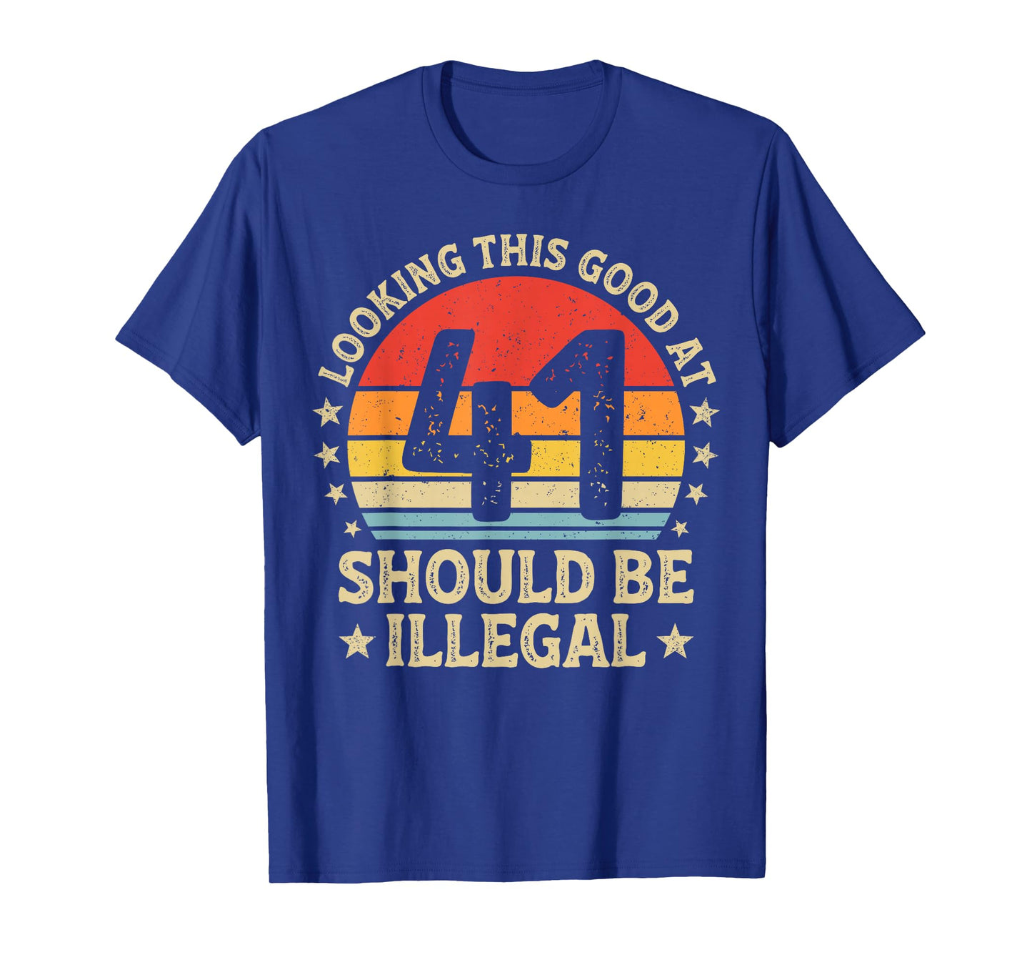Funny 41 Year Old Gag Humor Bday Vintage 41st Birthday T-Shirt