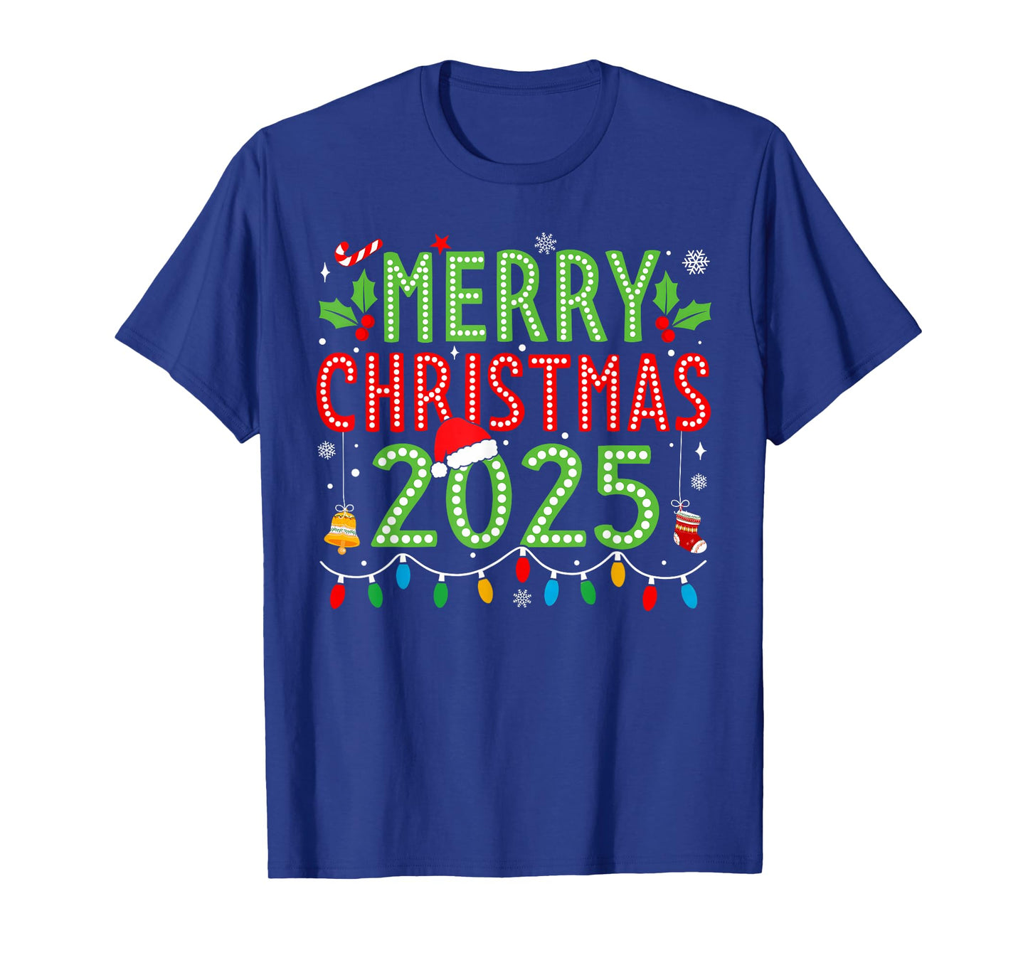 Matching Family Merry Christmas 2025 Xmas Men Women Kids T-Shirt