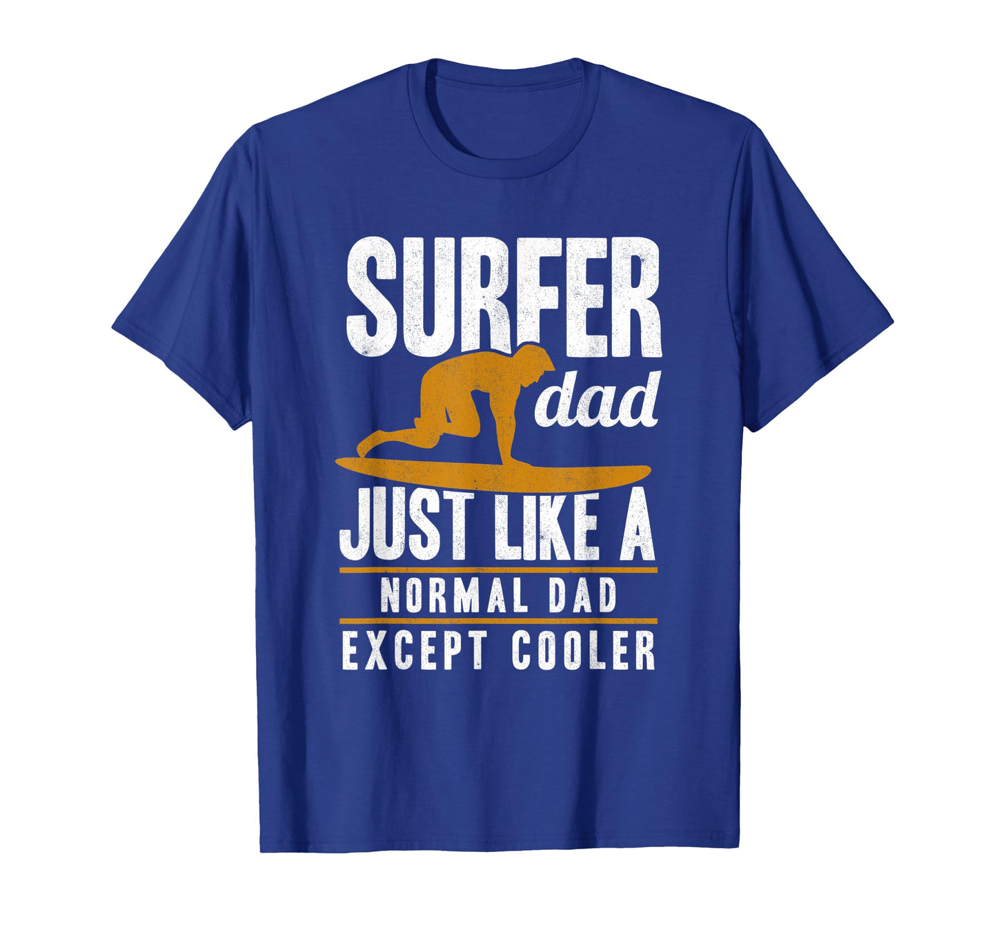 Mens Surfer Dad Surfing Fathers Day Surf Daddy Surfers T-Shirt