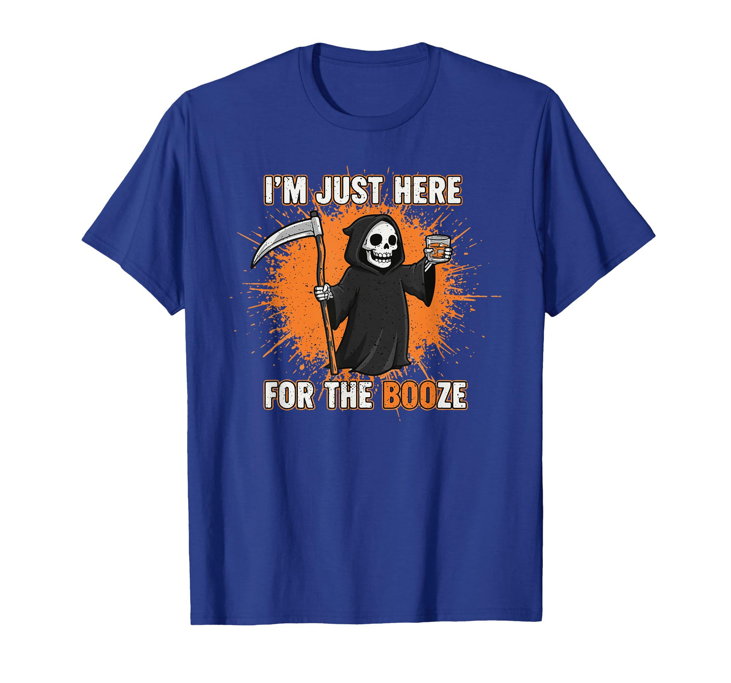 Boo-Halloween Booze, Men's Costume Whiskey Halloween T-Shirt
