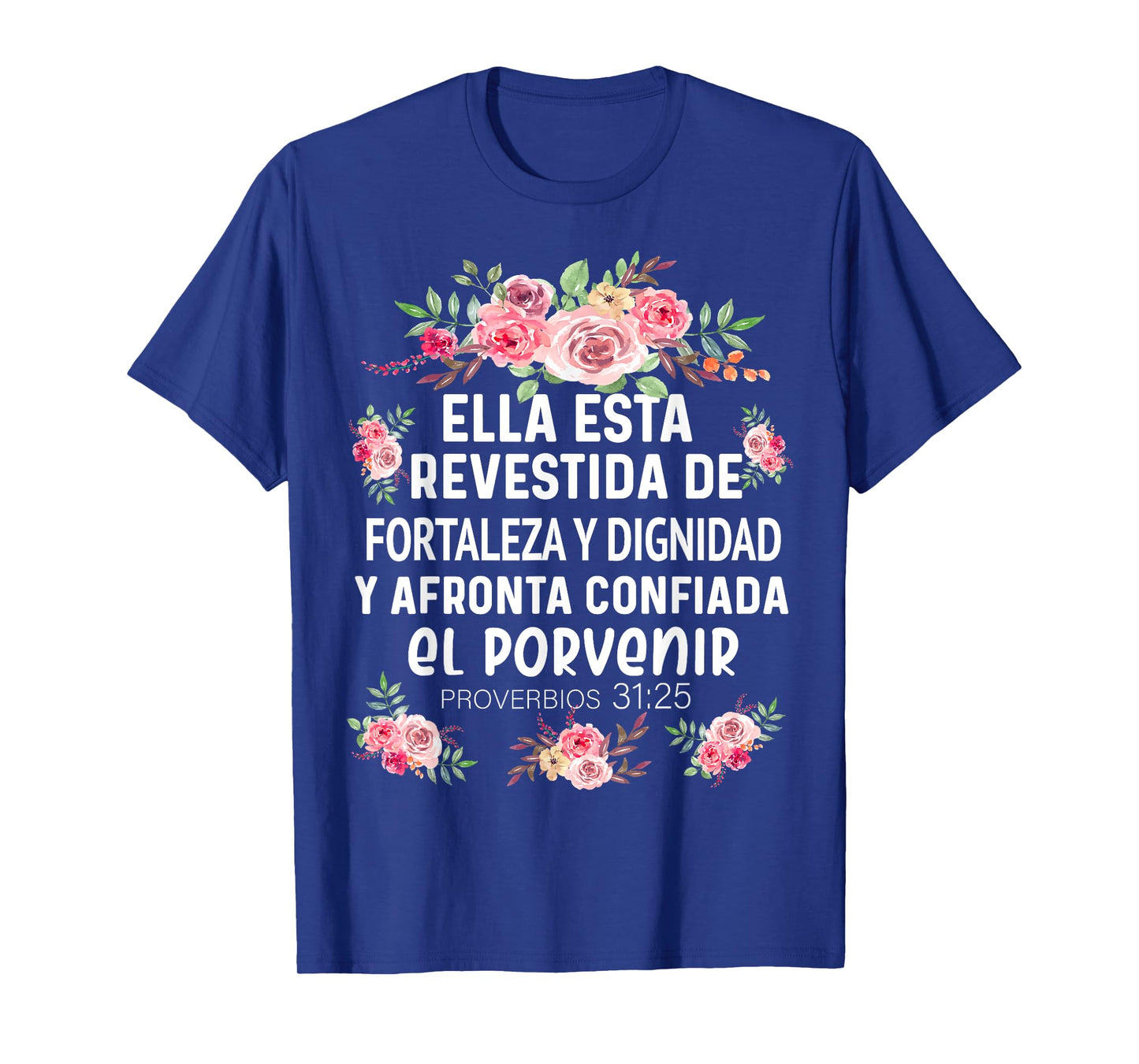 Camiseta cristiana en espanol Versiculo Spanish Christians T-Shirt