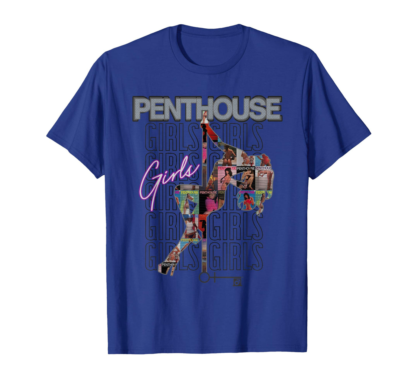 Penthouse Magazine Girls Pole Dance Burlesque Pinup Vintage T-Shirt
