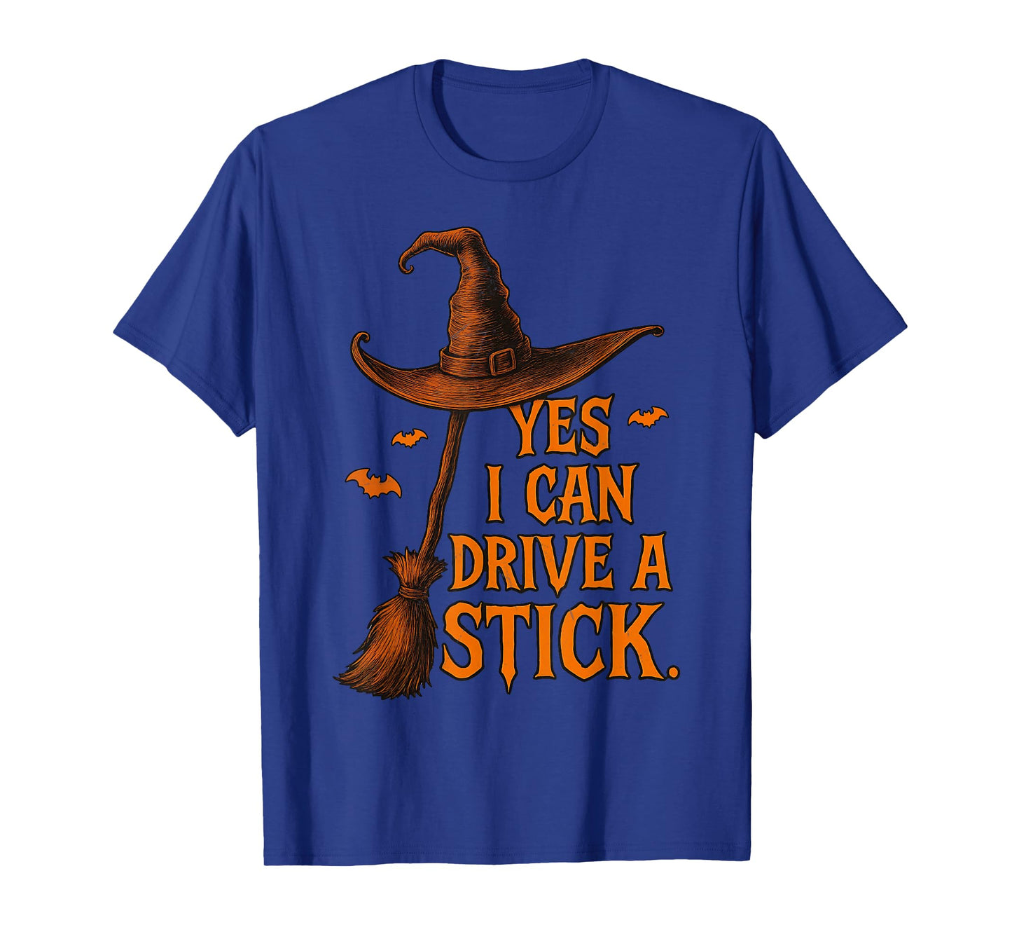 Yes I Can Drive a Stick Witch Funny Halloween Costume Witch T-Shirt