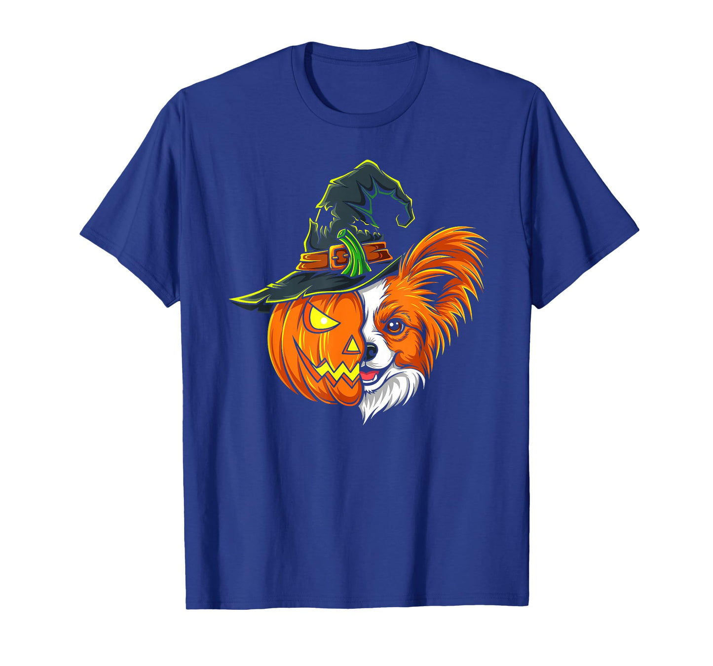 Papillon Pumpkin Jack O Lantern Halloween Kids Mens Womens T-Shirt
