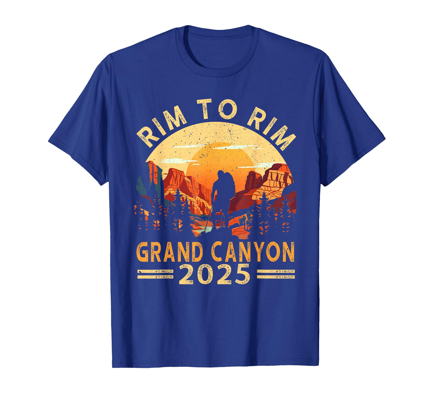 South Rim To North Rim Grand Canyon 2025 Hiking T-Shirt