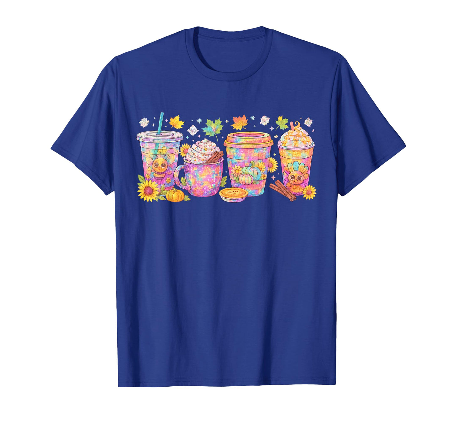 Pumpkin Spice Season Latte Coffee Lover Fall Thanksgiving T-Shirt