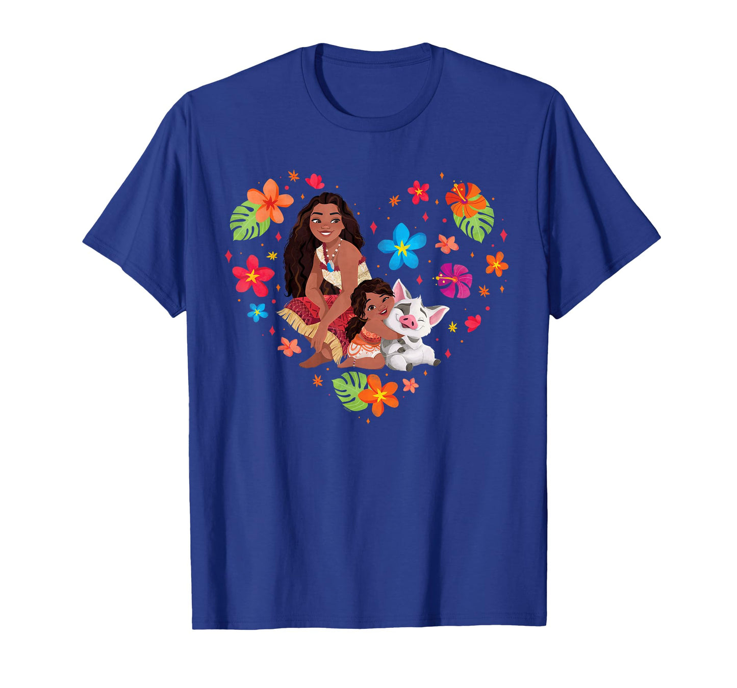 Disney Moana 2 Moana Simea and Pua Tropical Heart Sisters T-Shirt