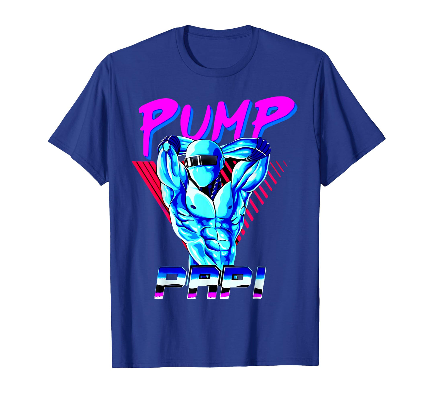 Pump Papi Powerlifting Bodybuilding Fitness Training Design T-Shirt