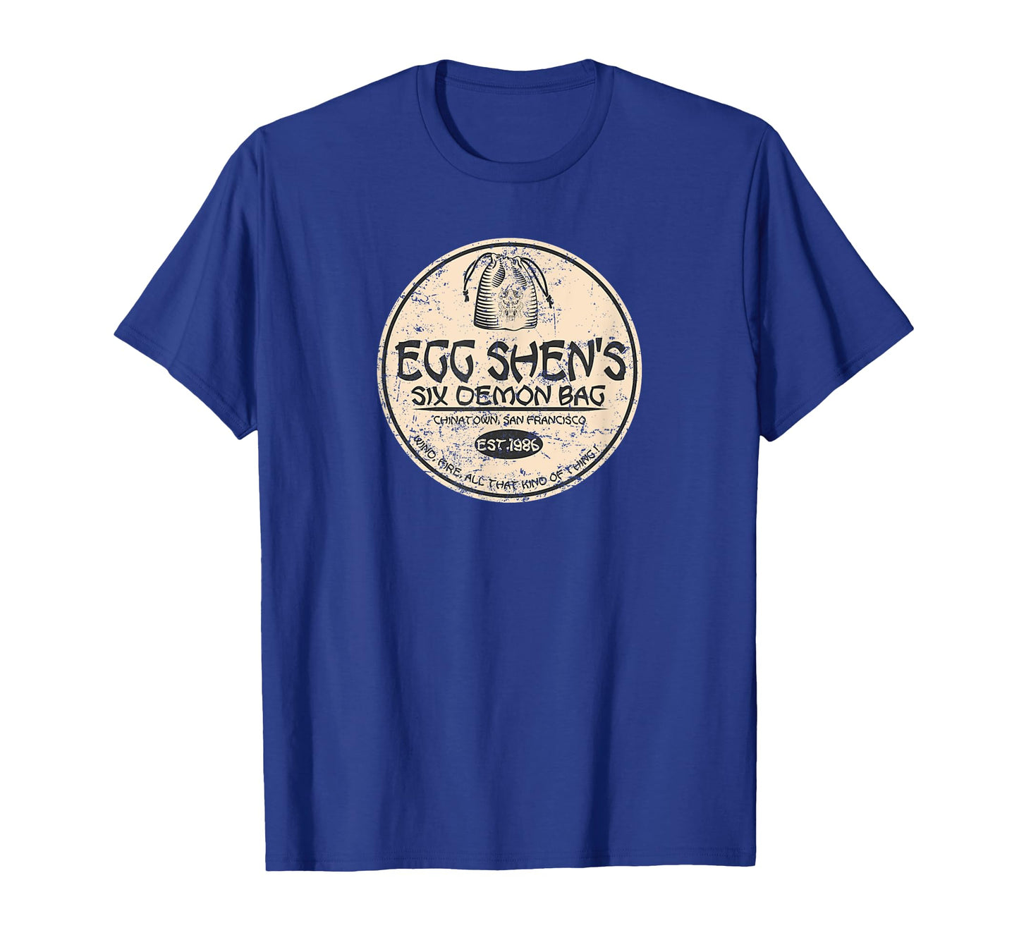 Egg Shen Retro Vintage Movie Outfits Six-Demon Bag Funny T-Shirt