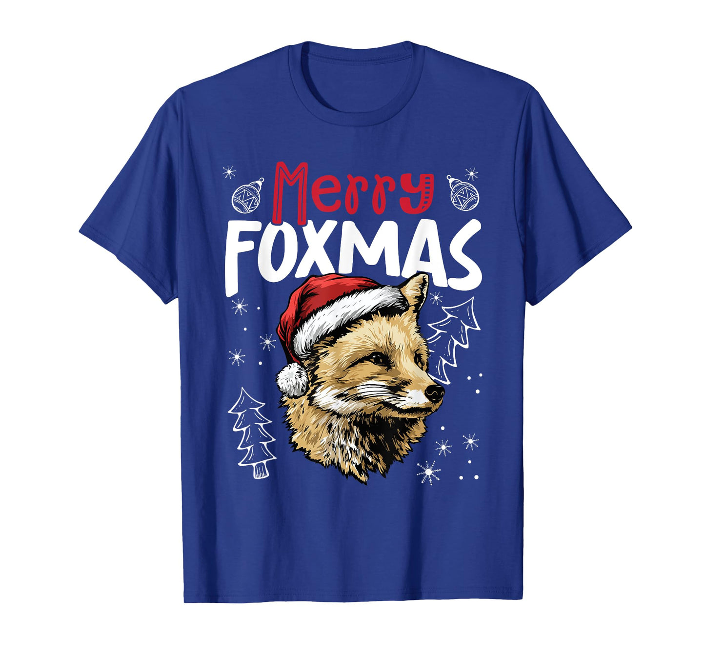 Merry Foxmas Funny Christmas Fox T-Shirt