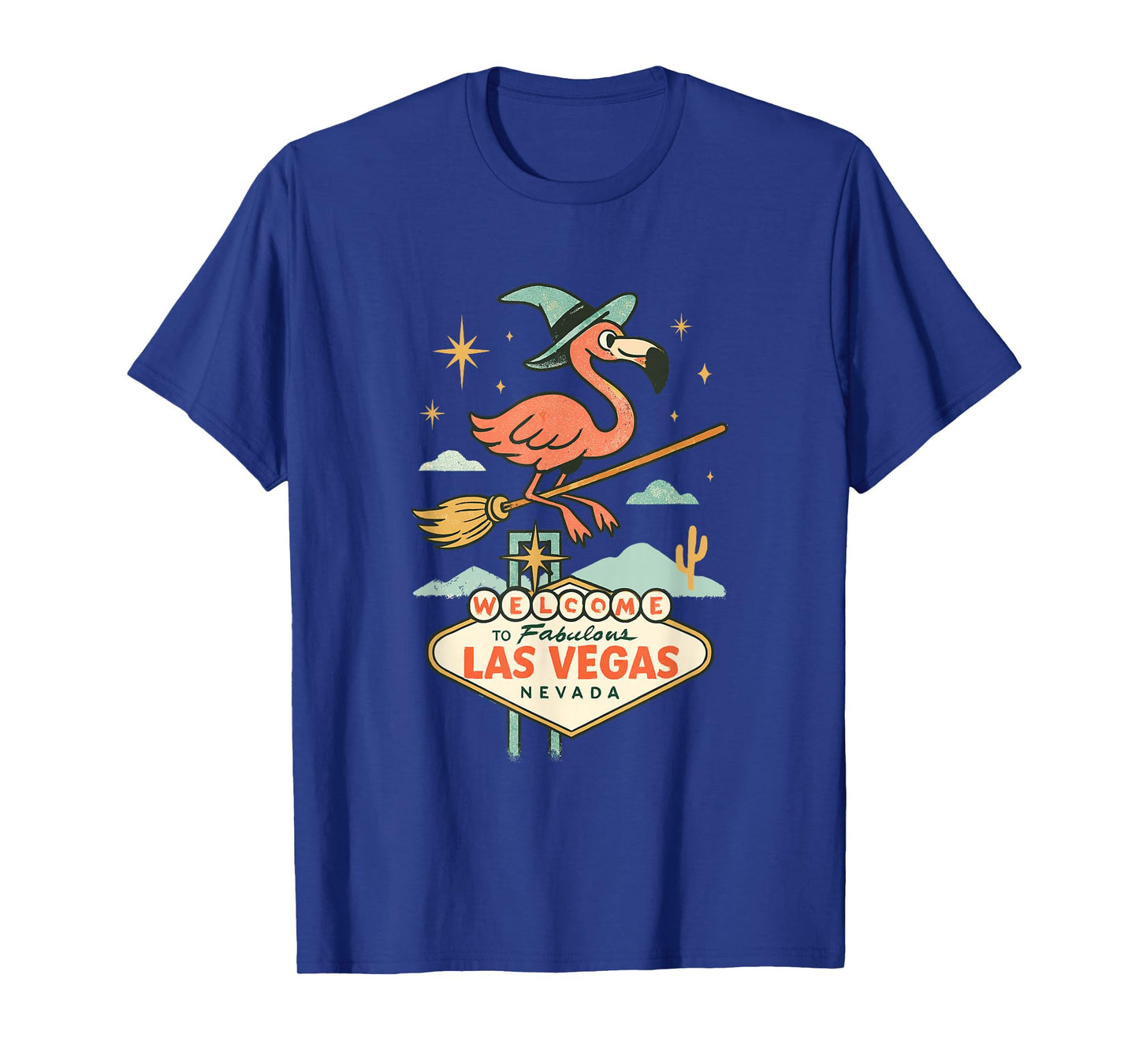 Vegas Flamingo Witch T-Shirt
