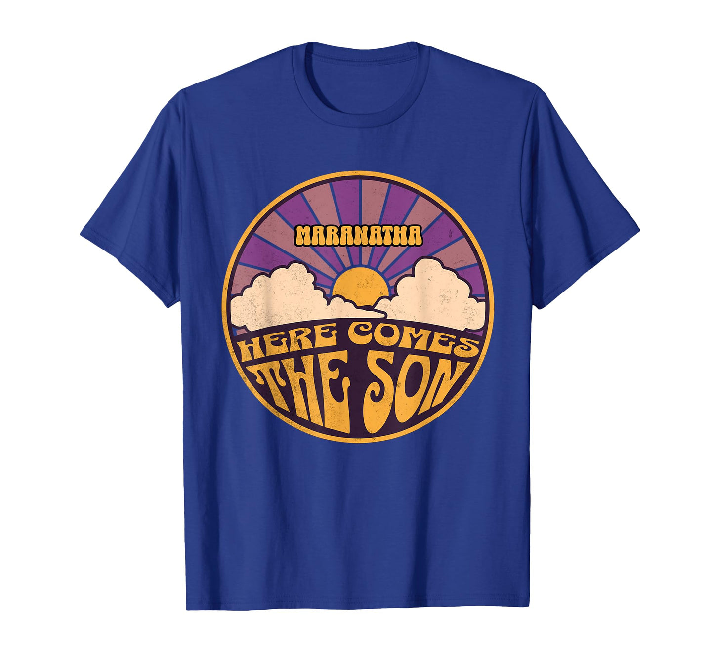 Beans Hot Tees Maranatha Here Comes The Son Jesus Revolution People Easter T-Shirt