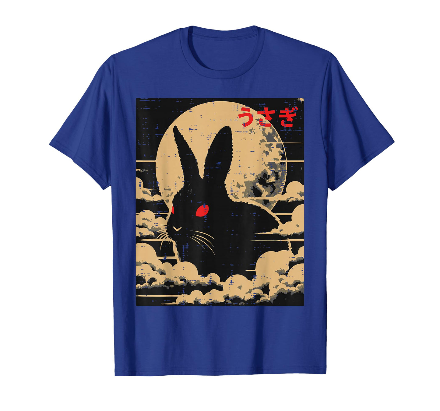Moon Rabbit Usagi Japanese Folklore Ukiyo-e Men Women Kids T-Shirt